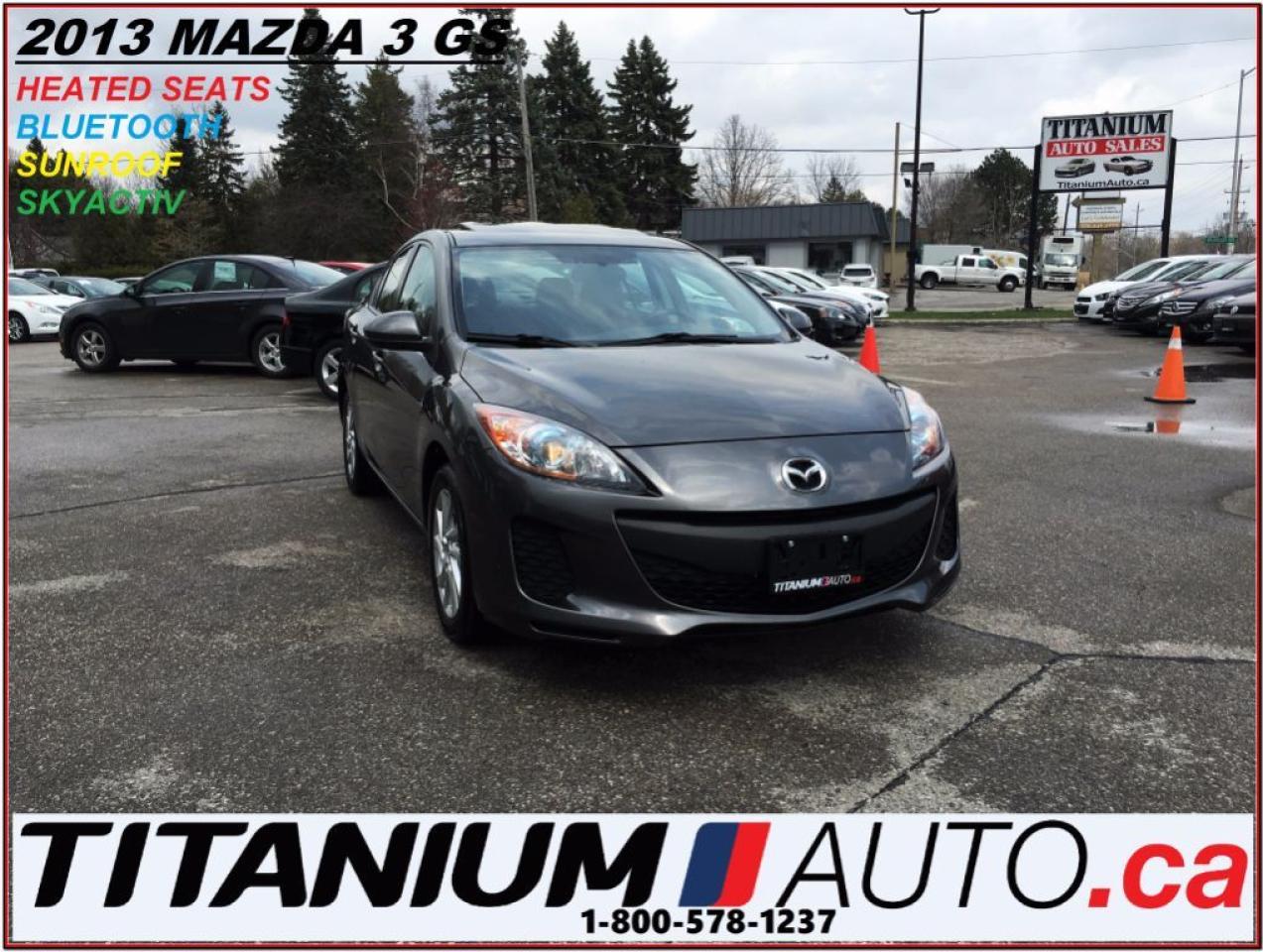Used 2013 Mazda Mazda3 GS-SKY+BlueTooth+Sunroof+Heated Seats+New Tires+++ for sale in London, ON
