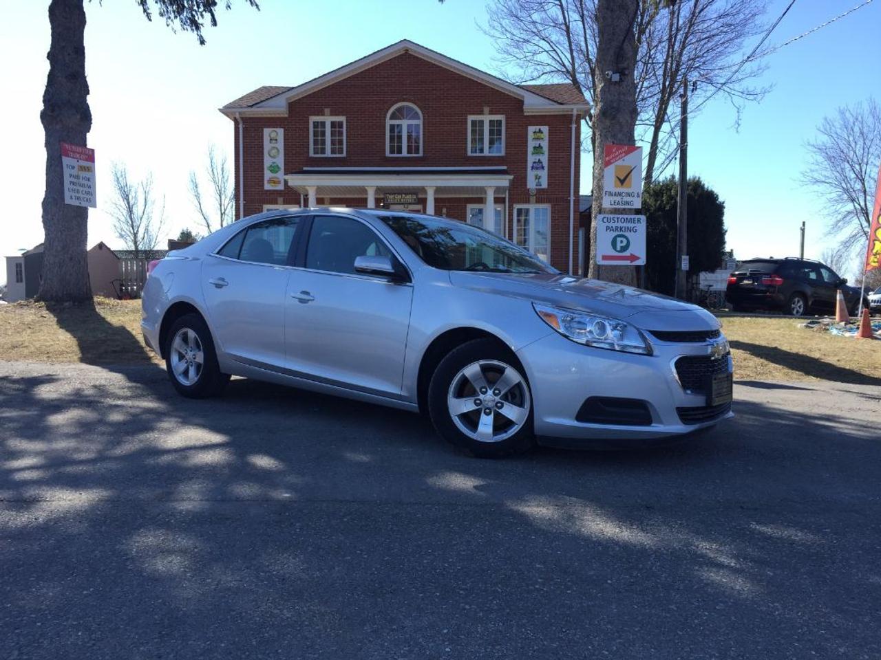 <p>This 2016 Chevrolet Malibu Limited LT is loaded and has a CLEAN CARPROOF. Comes with its own WIFI Hotspot, Navigation, Bluetooth, Steering Wheel Audio Controls, AUX connectivity for your IPHONE/IPOD or ANDROID music playing device. This vehicle has been previously used as a daily rental. Call 1-519-686-7253 or Visit 443 Exeter Rd. That Car Place.</p>
<ul>
<li class=li1><span class=s2>Voted&nbsp;<strong><em>#1 Best Used Car Dealership</em></strong>&nbsp;through 2014 - 2017 (4 yrs) in London, Ontario</span></li>
<li class=li1><span class=s2>Voted&nbsp;<strong><em>Top Choice Award</em></strong>&nbsp;in 2015 - 2017 (3 yrs)</span></li>
<li class=li1><span class=s2>Voted&nbsp;<strong><em>London&rsquo;s Readers&rsquo; Choice Award</em></strong>&nbsp;2014 and 2015&nbsp;</span></li>
<li class=li1><span class=s2><strong><em>A+</em></strong><strong><em>Better Business Bureau rating</em></strong></span></li>
<li class=li1><span class=s2>We have been in business for&nbsp;</span><span class=s4><strong>27yrs</strong></span><span class=s2><strong><em>&nbsp;</em></strong></span></li>
<li class=li1><span class=s2>Most liked used car dealer on social media in Canada</span></li>
<li class=li1><span class=s2>We use an exclusive 3rd party tool that accurately monitors vehicle prices to guarantee our customers get the best value.&nbsp;</span></li>
<li class=li1><span class=s2><strong><em>NO NEED FOR HAGGLING!&nbsp;</em></strong></span></li>
<li class=li1><span class=s2><strong><em>NO HIDDEN ADMIN. FEES!</em></strong></span></li>
<li class=li1><span class=s2><strong><em>Just honesty and integrity at no additional charge</em></strong></span></li>
<li class=li1><span class=s2>All vehicles:</span></li>
<ul>
<li class=li1><span class=s2>Go through Safety inspection with 30 days 100% safety related items warranty completed by us</span></li>
<li class=li1><span class=s2>With below 50% brakes will be replaced&nbsp;</span></li>
<li class=li1><span class=s2>Receive a semi-synthetic oil-lube-filter</span></li>
<li class=li1><span class=s2>Undergo Emissions test and an extensive inspection</span></li>
<li class=li1><span class=s2>Include a FREE CarProof Report</span></li>
<li class=li2><span class=s2>Purchased include FREE cleanup and detailing</span></li>
</ul>
<li class=li2><span class=s2>Our&nbsp;<em>Finance Specialists</em>&nbsp;will do their best to:</span></li>
<ul>
<li class=li2><span class=s2>Provide&nbsp;<strong><em>SAME-DAY APPROVALS</em></strong></span></li>
<li class=li2><span class=s2>Ensure achieving the&nbsp;<strong><em>LOWEST INTEREST RATE &</em></strong>&nbsp;<strong><em>BEST TERMS&nbsp;</em></strong>possible</span></li>
<li class=li2><span class=s2>Provide&nbsp;<strong><em>FULLY OPEN-END LOANS *pay them off any time with no penalty*</em></strong></span></li>
</ul>
<li class=li3><span class=s2>Whether its good, bad or no credit, bankruptcy, proposal, divorce or repossessions. $0 down Apply securely with confidence at&nbsp;<a href=http://bit.ly/2cg4WeM><span class=s5>http://bit.ly/2cg4WeM</span></a></span><span class=s6>&nbsp;</span></li>
<li class=li3><span class=s2>We make the buying process SIMPLE and STRESS-FREE, our reviews speak for themselves:</span></li>
<ul>
<li class=li4><span class=s8><strong><em>Google</em></strong><em>:</em></span><span class=s9><a href=http://bit.ly/2cK4fi3><span class=s10>http://bit.ly/2cK4fi3</span></a></span></li>
<li class=li5><span class=s8><strong><em>DealerRater:</em></strong></span><span class=s12><span class=s5><a href=http://bit.ly/2cIdFI1>http://bit.ly/2cIdFI1</a></span></span></li>
<li class=li5><em><strong>Reviewsii:</strong></em><a style=text-indent: -18pt; href=http://bit.ly/2ot45Ar>http://bit.ly/2ot45Ar</a><span style=text-indent: -18pt;>&nbsp;&nbsp;</span></li>
<li class=li5><span class=s8><strong><em>BBB:</em></strong></span><span class=s9>&nbsp;<a href=http://go.bbb.org/2cK5Cxd><span class=s5>http://go.bbb.org/2cK5Cxd</span></a></span></li>
</ul>
</ul>
<p>&nbsp;**Payments are based off qualifying monthly term $0 down & 4.9% interest. Qualifying term and rate of borrowing varies by lender. Example: The cost of borrowing on a vehicle with a purchase price of $10000 at 4.9% over 60 month term is $1499.78. Rates are subject to change without notice. &nbsp;</p>