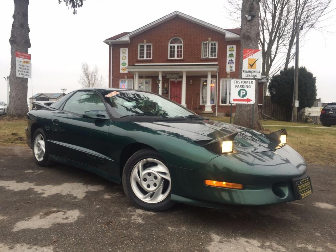 <p>This 1994 Pontiac Firebird Formula is one sweet car still in good condition. Has CLEAN CARPROOF and comes with Extremely Low Kms and priced to sell. Has the&nbsp;5.7L 275 hp V8, 6 Speed transmission.&nbsp;Can be yours for ONLY $6994 + HST + Licensing. Comes with Leather Interior, Power Windows/Doors/Mirrors, Steering Wheel Audio Controls and more. Call 1-519-686-7253 or Visit 443 Exeter Rd. That Car Place.</p>
<ul>
<li class=li1><span class=s2>Voted&nbsp;<strong><em>#1 Best Used Car Dealership</em></strong>&nbsp;through 2014 - 2017 (4 yrs) in London, Ontario</span></li>
<li class=li1><span class=s2>Voted&nbsp;<strong><em>Top Choice Award</em></strong>&nbsp;in 2015 - 2017 (3 yrs)</span></li>
<li class=li1><span class=s2>Voted&nbsp;<strong><em>London&rsquo;s Readers&rsquo; Choice Award</em></strong>&nbsp;2014 and 2015&nbsp;</span></li>
<li class=li1><span class=s2><strong><em>A+</em></strong><strong><em>Better Business Bureau rating</em></strong></span></li>
<li class=li1><span class=s2>We have been in business for&nbsp;</span><span class=s4><strong>27yrs</strong></span><span class=s2><strong><em>&nbsp;</em></strong></span></li>
<li class=li1><span class=s2>Most liked used car dealer on social media in Canada</span></li>
<li class=li1><span class=s2>We use an exclusive 3rd party tool that accurately monitors vehicle prices to guarantee our customers get the best value.&nbsp;</span></li>
<li class=li1><span class=s2><strong><em>NO NEED FOR HAGGLING!&nbsp;</em></strong></span></li>
<li class=li1><span class=s2><strong><em>NO HIDDEN ADMIN. FEES!</em></strong></span></li>
<li class=li1><span class=s2><strong><em>Just honesty and integrity at no additional charge</em></strong></span></li>
<li class=li1><span class=s2>All vehicles:</span></li>
<ul>
<li class=li1><span class=s2>Go through Safety inspection with 30 days 100% safety related items warranty completed by us</span></li>
<li class=li1><span class=s2>With below 50% brakes will be replaced&nbsp;</span></li>
<li class=li1><span class=s2>Receive a semi-synthetic oil-lube-filter</span></li>
<li class=li1><span class=s2>Undergo Emissions test and an extensive inspection</span></li>
<li class=li1><span class=s2>Include a FREE CarProof Report</span></li>
<li class=li2><span class=s2>Purchased include FREE cleanup and detailing</span></li>
</ul>
<li class=li2><span class=s2>Our&nbsp;<em>Finance Specialists</em>&nbsp;will do their best to:</span></li>
<ul>
<li class=li2><span class=s2>Provide&nbsp;<strong><em>SAME-DAY APPROVALS</em></strong></span></li>
<li class=li2><span class=s2>Ensure achieving the&nbsp;<strong><em>LOWEST INTEREST RATE &</em></strong>&nbsp;<strong><em>BEST TERMS&nbsp;</em></strong>possible</span></li>
<li class=li2><span class=s2>Provide&nbsp;<strong><em>FULLY OPEN-END LOANS *pay them off any time with no penalty*</em></strong></span></li>
</ul>
<li class=li3><span class=s2>Whether its good, bad or no credit, bankruptcy, proposal, divorce or repossessions. $0 down Apply securely with confidence at&nbsp;<a href=http://bit.ly/2cg4WeM><span class=s5>http://bit.ly/2cg4WeM</span></a></span><span class=s6>&nbsp;</span></li>
<li class=li3><span class=s2>We make the buying process SIMPLE and STRESS-FREE, our reviews speak for themselves:</span></li>
<ul>
<li class=li4><span class=s8><strong><em>Google</em></strong><em>:</em></span><span class=s9><a href=http://bit.ly/2cK4fi3><span class=s10>http://bit.ly/2cK4fi3</span></a></span></li>
<li class=li5><span class=s8><strong><em>DealerRater:</em></strong></span><span class=s12><span class=s5><a href=http://bit.ly/2cIdFI1>http://bit.ly/2cIdFI1</a></span></span></li>
<li class=li5><em><strong>Reviewsii:</strong></em><a style=text-indent: -18pt; href=http://bit.ly/2ot45Ar>http://bit.ly/2ot45Ar</a><span style=text-indent: -18pt;>&nbsp;&nbsp;</span></li>
<li class=li5><span class=s8><strong><em>BBB:</em></strong></span><span class=s9>&nbsp;<a href=http://go.bbb.org/2cK5Cxd><span class=s5>http://go.bbb.org/2cK5Cxd</span></a></span></li>
</ul>
</ul>
<p>&nbsp;**Payments are based off qualifying monthly term $0 down & 4.9% interest. Qualifying term and rate of borrowing varies by lender. Example: The cost of borrowing on a vehicle with a purchase price of $10000 at 4.9% over 60 month term is $1499.78. Rates are subject to change without notice. &nbsp;</p>