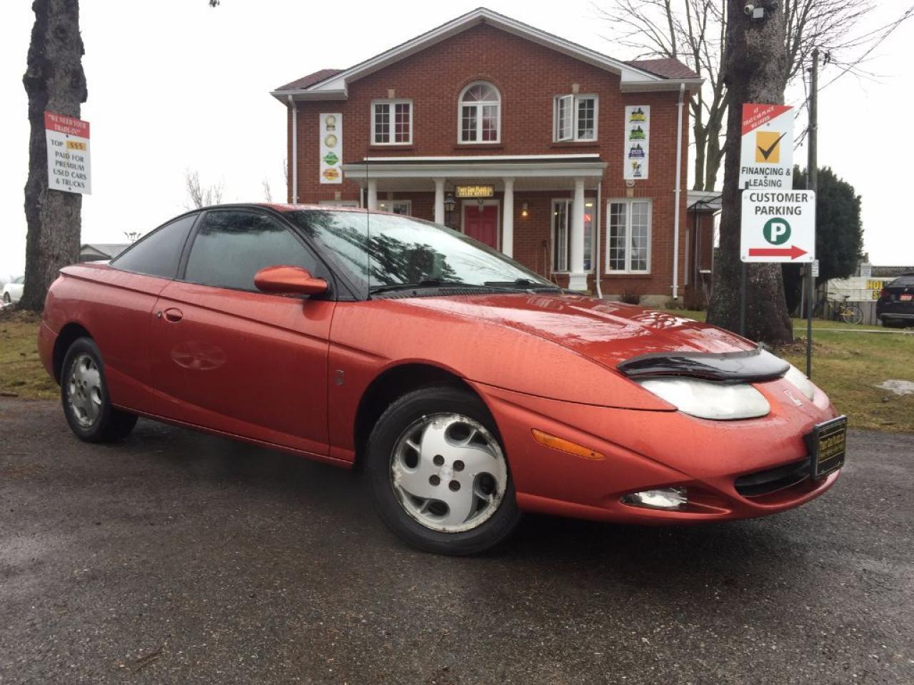 Used 2002 Saturn SC 3DR Coupe-Auto-Leather-SunRoof-Tint-Cruise-Tilt-AC for sale in Gloucester, ON