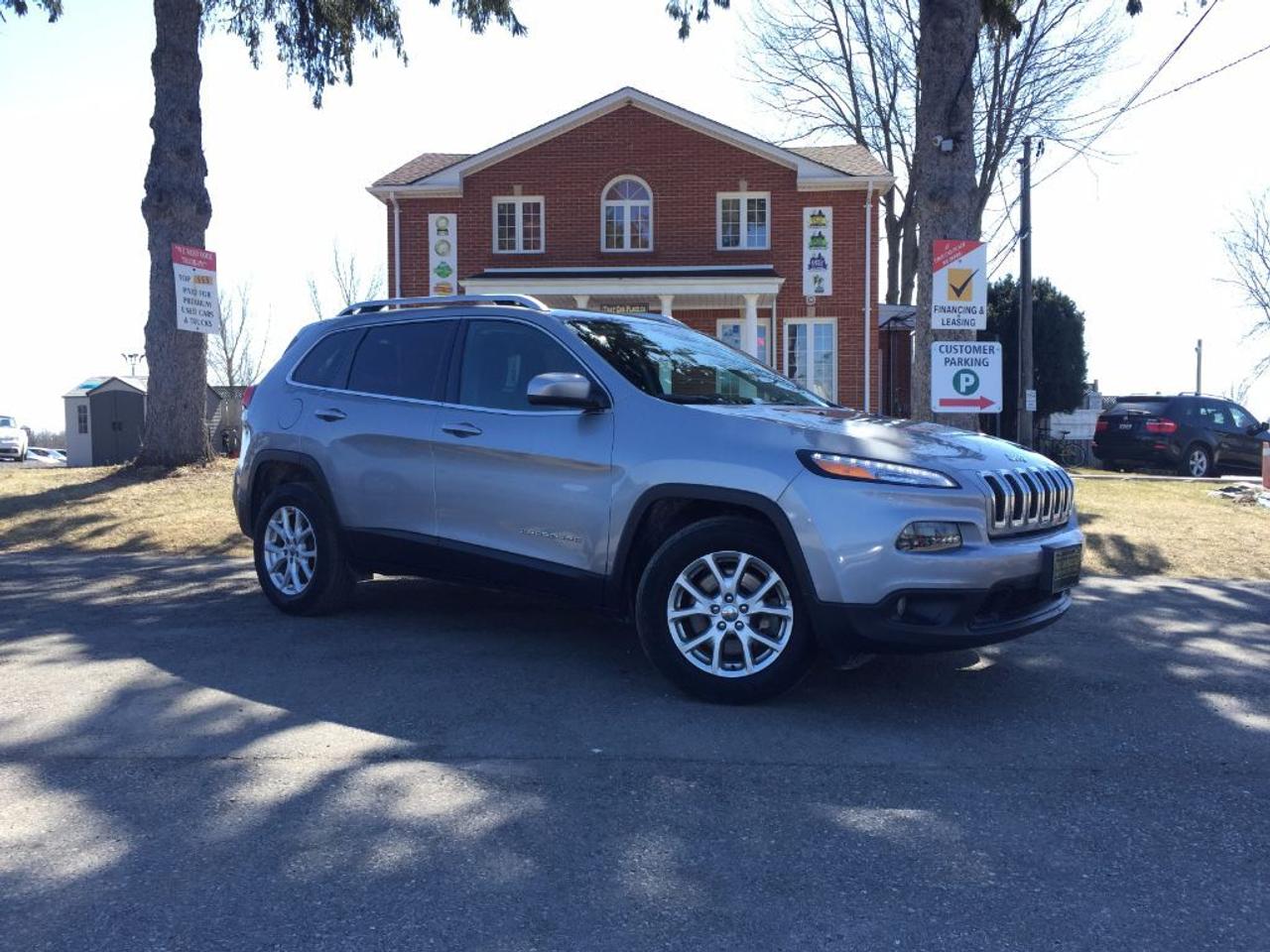 <p>This 2015 Jeep Cherokee has a CLEAN CARPROOF and comes with BLUETOOTH, TINTED WINDOWS, AUX connectivity for your IPHONE/IPOD or ANDROID music playing device, WOODGRAIN INTERIOR TRIM, STEERING WHEEL AUDIO CONTROLS and much more. Wont be here long. This vehicle was previously used as a daily rental. Call 1-519-686-7253 or Visit 443 Exeter Rd. That Car Place</p>
<ul>
<li class=li1><span class=s2>Voted&nbsp;<strong><em>#1 Best Used Car Dealership</em></strong>&nbsp;through 2014 - 2017 (4 yrs) in London, Ontario</span></li>
<li class=li1><span class=s2>Voted&nbsp;<strong><em>Top Choice Award</em></strong>&nbsp;in 2015 - 2017 (3 yrs)</span></li>
<li class=li1><span class=s2>Voted&nbsp;<strong><em>London&rsquo;s Readers&rsquo; Choice Award</em></strong>&nbsp;2014 and 2015&nbsp;</span></li>
<li class=li1><span class=s2><strong><em>A+</em></strong><strong><em>Better Business Bureau rating</em></strong></span></li>
<li class=li1><span class=s2>We have been in business for&nbsp;</span><span class=s4><strong>27yrs</strong></span><span class=s2><strong><em>&nbsp;</em></strong></span></li>
<li class=li1><span class=s2>Most liked used car dealer on social media in Canada</span></li>
<li class=li1><span class=s2>We use an exclusive 3rd party tool that accurately monitors vehicle prices to guarantee our customers get the best value.&nbsp;</span></li>
<li class=li1><span class=s2><strong><em>NO NEED FOR HAGGLING!&nbsp;</em></strong></span></li>
<li class=li1><span class=s2><strong><em>NO HIDDEN ADMIN. FEES!</em></strong></span></li>
<li class=li1><span class=s2><strong><em>Just honesty and integrity at no additional charge</em></strong></span></li>
<li class=li1><span class=s2>All vehicles:</span></li>
<ul>
<li class=li1><span class=s2>Go through Safety inspection with 30 days 100% safety related items warranty completed by us</span></li>
<li class=li1><span class=s2>With below 50% brakes will be replaced&nbsp;</span></li>
<li class=li1><span class=s2>Receive a semi-synthetic oil-lube-filter</span></li>
<li class=li1><span class=s2>Undergo Emissions test and an extensive inspection</span></li>
<li class=li1><span class=s2>Include a FREE CarProof Report</span></li>
<li class=li2><span class=s2>Purchased include FREE cleanup and detailing</span></li>
</ul>
<li class=li2><span class=s2>Our&nbsp;<em>Finance Specialists</em>&nbsp;will do their best to:</span></li>
<ul>
<li class=li2><span class=s2>Provide&nbsp;<strong><em>SAME-DAY APPROVALS</em></strong></span></li>
<li class=li2><span class=s2>Ensure achieving the&nbsp;<strong><em>LOWEST INTEREST RATE &</em></strong>&nbsp;<strong><em>BEST TERMS&nbsp;</em></strong>possible</span></li>
<li class=li2><span class=s2>Provide&nbsp;<strong><em>FULLY OPEN-END LOANS *pay them off any time with no penalty*</em></strong></span></li>
</ul>
<li class=li3><span class=s2>Whether its good, bad or no credit, bankruptcy, proposal, divorce or repossessions. $0 down Apply securely with confidence at&nbsp;<a href=http://bit.ly/2cg4WeM><span class=s5>http://bit.ly/2cg4WeM</span></a></span><span class=s6>&nbsp;</span></li>
<li class=li3><span class=s2>We make the buying process SIMPLE and STRESS-FREE, our reviews speak for themselves:</span></li>
<ul>
<li class=li4><span class=s8><strong><em>Google</em></strong><em>:</em></span><span class=s9><a href=http://bit.ly/2cK4fi3><span class=s10>http://bit.ly/2cK4fi3</span></a></span></li>
<li class=li5><span class=s8><strong><em>DealerRater:</em></strong></span><span class=s12><span class=s5><a href=http://bit.ly/2cIdFI1>http://bit.ly/2cIdFI1</a></span></span></li>
<li class=li5><em><strong>Reviewsii:</strong></em><a style=text-indent: -18pt; href=http://bit.ly/2ot45Ar>http://bit.ly/2ot45Ar</a><span style=text-indent: -18pt;>&nbsp;&nbsp;</span></li>
<li class=li5><span class=s8><strong><em>BBB:</em></strong></span><span class=s9>&nbsp;<a href=http://go.bbb.org/2cK5Cxd><span class=s5>http://go.bbb.org/2cK5Cxd</span></a></span></li>
</ul>
</ul>
<p>&nbsp;**Payments are based off qualifying monthly term $0 down & 4.9% interest. Qualifying term and rate of borrowing varies by lender. Example: The cost of borrowing on a vehicle with a purchase price of $10000 at 4.9% over 60 month term is $1499.78. Rates are subject to change without notice.&nbsp;</p>