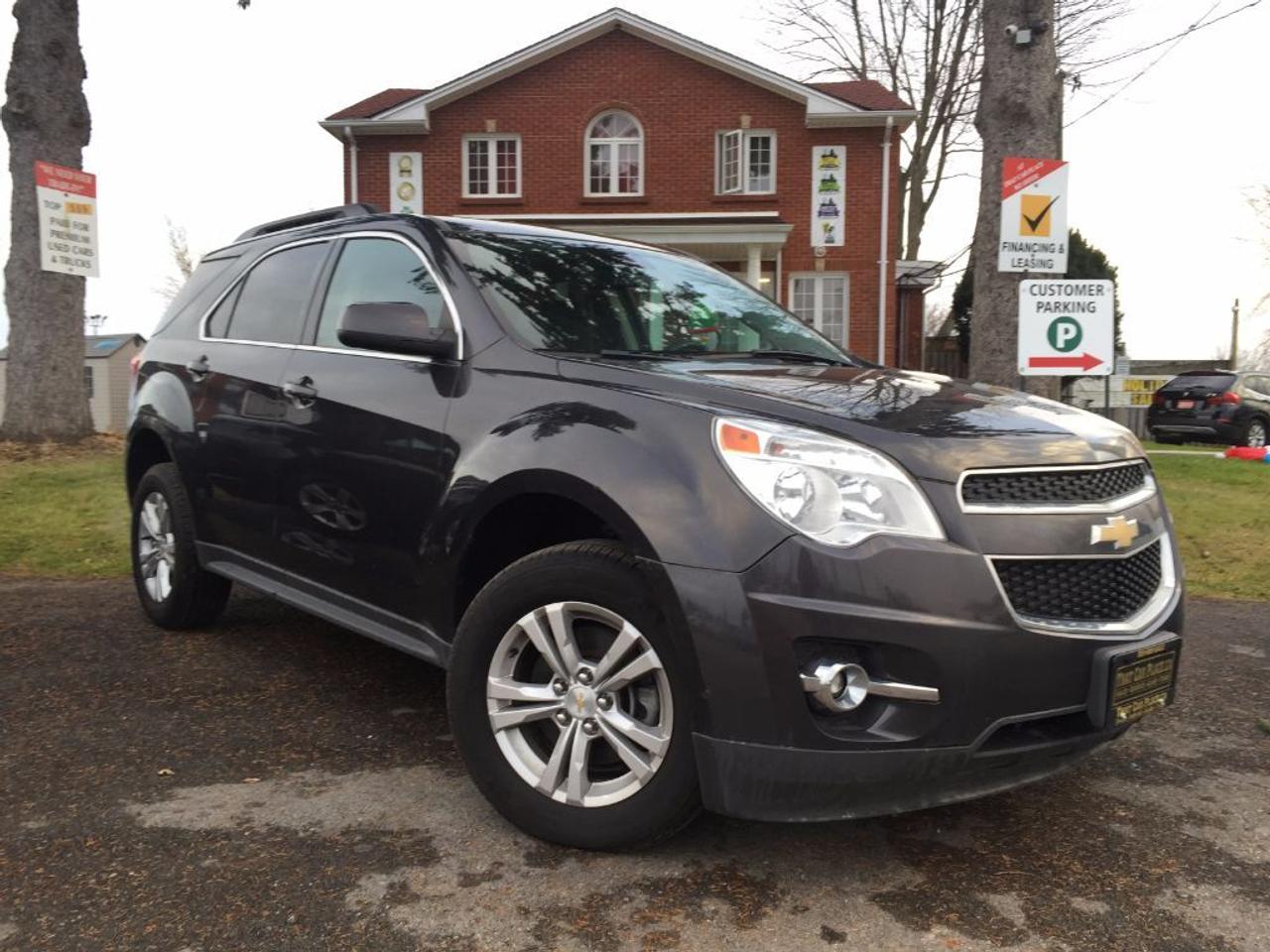 <p>This AWD V6 2013 Chevrolet Equinox LT is LOADED!!! Comes with BLUETOOTH, ONSTAR, REAR BACKUP CAM, USB/AUX/CD/MP3 connectivity for your IPOD/IPHONE or ANDROID music playing device, Cruise, Power Driver Seat and many more. Call 1-519-686-7253 or Visit 443 Exeter Rd. That Car Place!!!</p>
<ul>
<li class=li1><span class=s2>Voted&nbsp;<strong><em>#1 Best Used Car Dealership</em></strong>&nbsp;through 2014 - 2017 (4 yrs) in London, Ontario</span></li>
<li class=li1><span class=s2>Voted&nbsp;<strong><em>Top Choice Award</em></strong>&nbsp;in 2015 - 2017 (3 yrs)</span></li>
<li class=li1><span class=s2>Voted&nbsp;<strong><em>London&rsquo;s Readers&rsquo; Choice Award</em></strong>&nbsp;2014 and 2015&nbsp;</span></li>
<li class=li1><span class=s2><strong><em>A+</em></strong><strong><em>Better Business Bureau rating</em></strong></span></li>
<li class=li1><span class=s2>We have been in business for&nbsp;</span><span class=s4><strong>27yrs</strong></span><span class=s2><strong><em>&nbsp;</em></strong></span></li>
<li class=li1><span class=s2>Most liked used car dealer on social media in Canada</span></li>
<li class=li1><span class=s2>We use an exclusive 3rd party tool that accurately monitors vehicle prices to guarantee our customers get the best value.&nbsp;</span></li>
<li class=li1><span class=s2><strong><em>NO NEED FOR HAGGLING!&nbsp;</em></strong></span></li>
<li class=li1><span class=s2><strong><em>NO HIDDEN ADMIN. FEES!</em></strong></span></li>
<li class=li1><span class=s2><strong><em>Just honesty and integrity at no additional charge</em></strong></span></li>
<li class=li1><span class=s2>All vehicles:</span></li>
<ul>
<li class=li1><span class=s2>Go through Safety inspection with 30 days 100% safety related items warranty completed by us</span></li>
<li class=li1><span class=s2>With below 50% brakes will be replaced&nbsp;</span></li>
<li class=li1><span class=s2>Receive a semi-synthetic oil-lube-filter</span></li>
<li class=li1><span class=s2>Undergo Emissions test and an extensive inspection</span></li>
<li class=li1><span class=s2>Include a FREE CarProof Report</span></li>
<li class=li2><span class=s2>Purchased include FREE cleanup and detailing</span></li>
</ul>
<li class=li2><span class=s2>Our&nbsp;<em>Finance Specialists</em>&nbsp;will do their best to:</span></li>
<ul>
<li class=li2><span class=s2>Provide&nbsp;<strong><em>SAME-DAY APPROVALS</em></strong></span></li>
<li class=li2><span class=s2>Ensure achieving the&nbsp;<strong><em>LOWEST INTEREST RATE &</em></strong>&nbsp;<strong><em>BEST TERMS&nbsp;</em></strong>possible</span></li>
<li class=li2><span class=s2>Provide&nbsp;<strong><em>FULLY OPEN-END LOANS *pay them off any time with no penalty*</em></strong></span></li>
</ul>
<li class=li3><span class=s2>Whether its good, bad or no credit, bankruptcy, proposal, divorce or repossessions. $0 down Apply securely with confidence at&nbsp;<a href=http://bit.ly/2cg4WeM><span class=s5>http://bit.ly/2cg4WeM</span></a></span><span class=s6>&nbsp;</span></li>
<li class=li3><span class=s2>We make the buying process SIMPLE and STRESS-FREE, our reviews speak for themselves:</span></li>
<ul>
<li class=li4><span class=s8><strong><em>Google</em></strong><em>:</em></span><span class=s9><a href=http://bit.ly/2cK4fi3><span class=s10>http://bit.ly/2cK4fi3</span></a></span></li>
<li class=li5><span class=s8><strong><em>DealerRater:</em></strong></span><span class=s12><span class=s5><a href=http://bit.ly/2cIdFI1>http://bit.ly/2cIdFI1</a></span></span></li>
<li class=li5><em><strong>Reviewsii:</strong></em><a style=text-indent: -18pt; href=http://bit.ly/2ot45Ar>http://bit.ly/2ot45Ar</a><span style=text-indent: -18pt;>&nbsp;&nbsp;</span></li>
<li class=li5><span class=s8><strong><em>BBB:</em></strong></span><span class=s9>&nbsp;<a href=http://go.bbb.org/2cK5Cxd><span class=s5>http://go.bbb.org/2cK5Cxd</span></a></span></li>
</ul>
</ul>
<p>&nbsp;**Payments are based off qualifying monthly term $0 down & 4.9% interest. Qualifying term and rate of borrowing varies by lender. Example: The cost of borrowing on a vehicle with a purchase price of $10000 at 4.9% over 60 month term is $1499.78. Rates are subject to change without notice.&nbsp;</p>