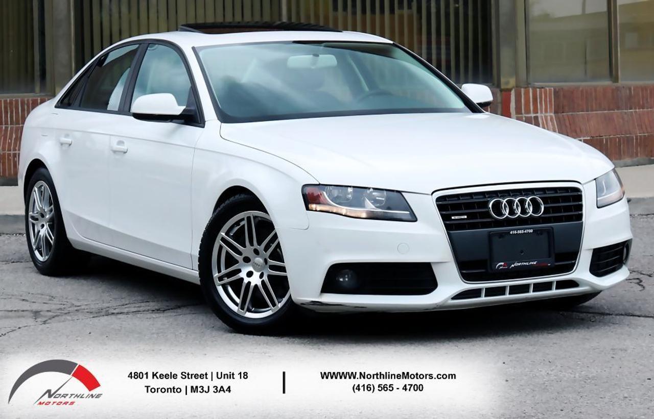 *** CLEAN, ACCIDENT FREE, ONTARIO VEHICLE * QUATTRO * HEATED SEATS * SUNROOF  ***

*** This Vehicle Comes Certified At NO Extra Charge ***


*** This vehicle Has Passed the 160-point Quality Assurance Inspection Done by an authorized/Licensed Mechanic, And Also is Qualified for up to 6 YRS Warranty ***



*FINANCING AVAILABLE FOR ANY CREDIT (BAD CREDIT, NO CREDIT, BANKRUPTCY) WITH LOWEST RATE*
EVERYTHING WE DO IS FOCUSED ON PROVIDING ABSOLUTE CLARITY SO THAT YOU CAN MAKE AN INFORMED DECISION AND BUY WITH CONFIDENCE. NO HASSLES, NO HAGGLES, NO OTHER ADMIN FEES, JUST OUR BEST PRICE, FIRST! 

**PRICE DOES NOT INCLUDE APPLICABLE TAXES & LICENSING. 

VISIT WWW.NORTHLINEMOTORS.COM FOR FURTHER INFORMATION!!