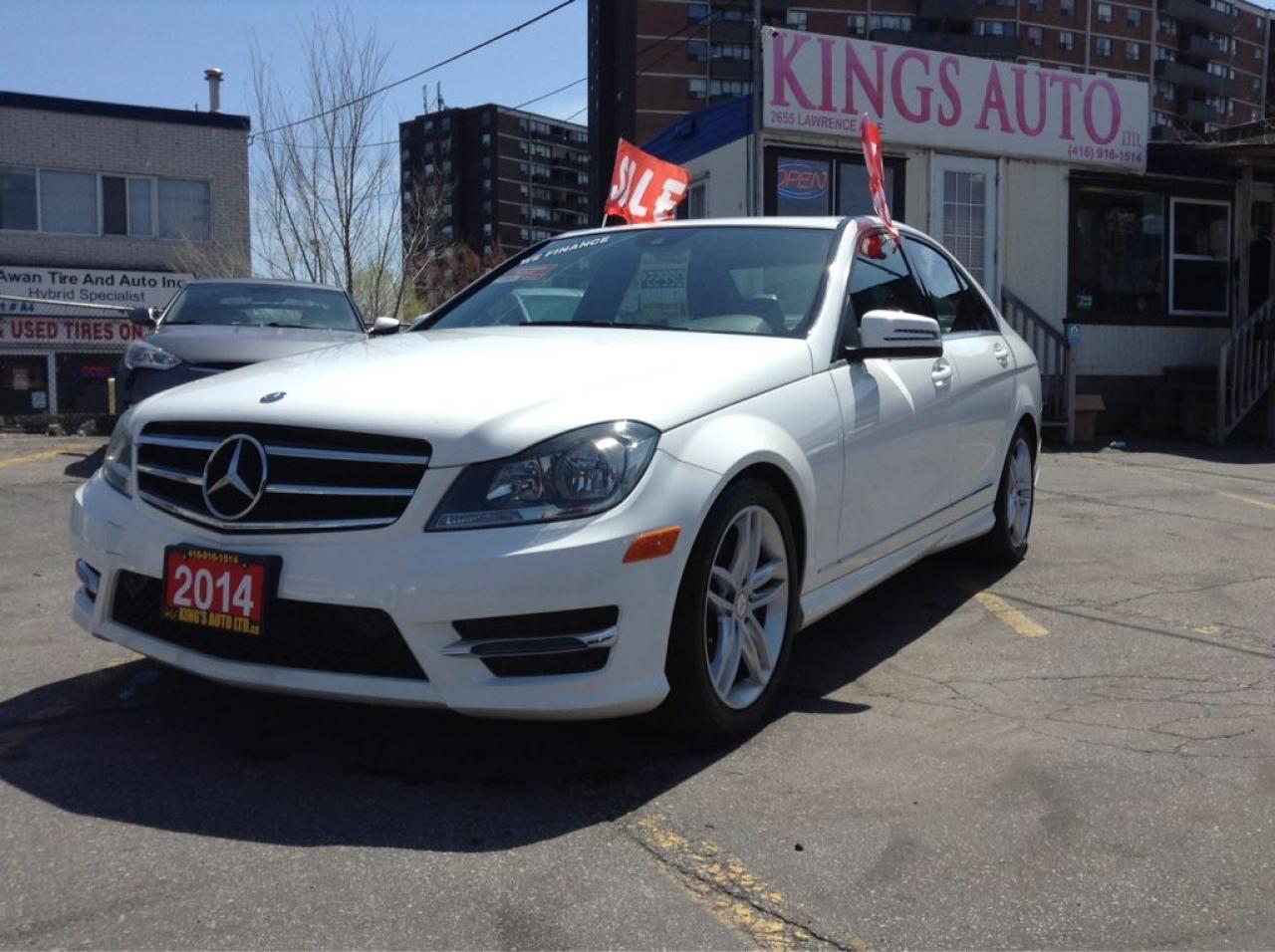 Used 2014 Mercedes-Benz C-Class C300, AWD, NAVI, SUNROOF, BACK-UP CAM, LEATHER for sale in Bloomingdale, ON