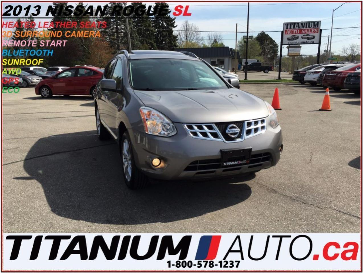 Used 2013 Nissan Rogue SL+AWD+GPS+3D Camera+Leather+Sunroof+BlueTooth++++ for sale in Parksville, BC