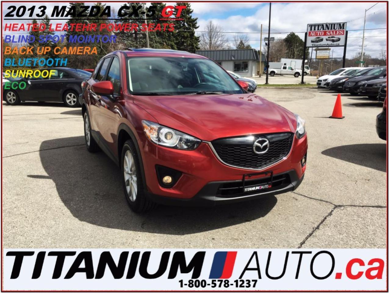 Used 2013 Mazda CX-5 GT+AWD+Camera+Blind Spotf+Heated Leather+New Tires for sale in Parksville, BC