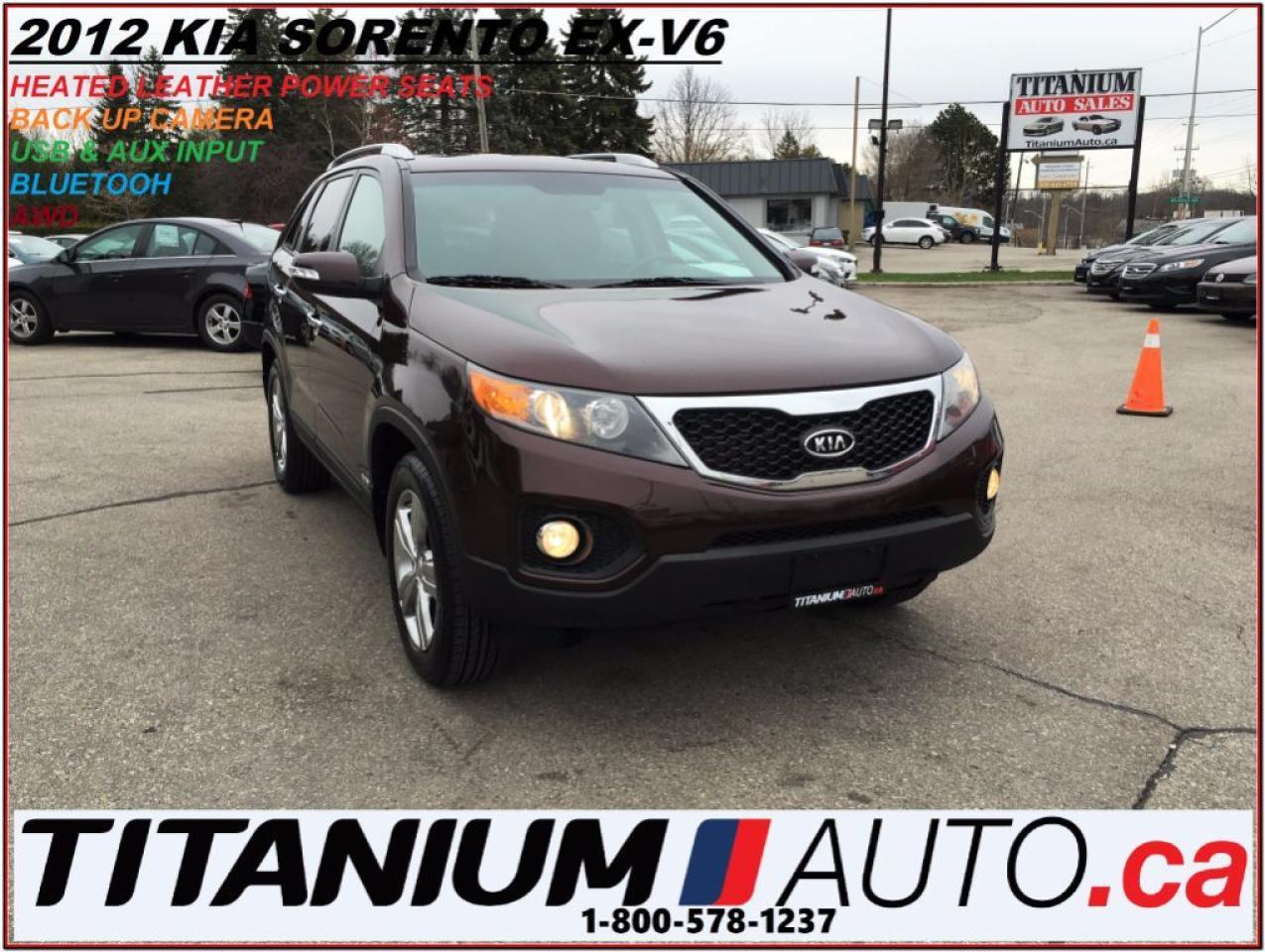 Used 2012 Kia Sorento EX+AWD+Camera+Heated Leather Seats+New Tires&Brake for sale in Parksville, BC