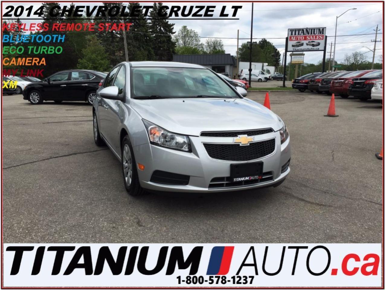 Used 2014 Chevrolet Cruze LT+Camera+MyLink+Remote Starter+BlueTooth+XM+Turbo for sale in Parksville, BC