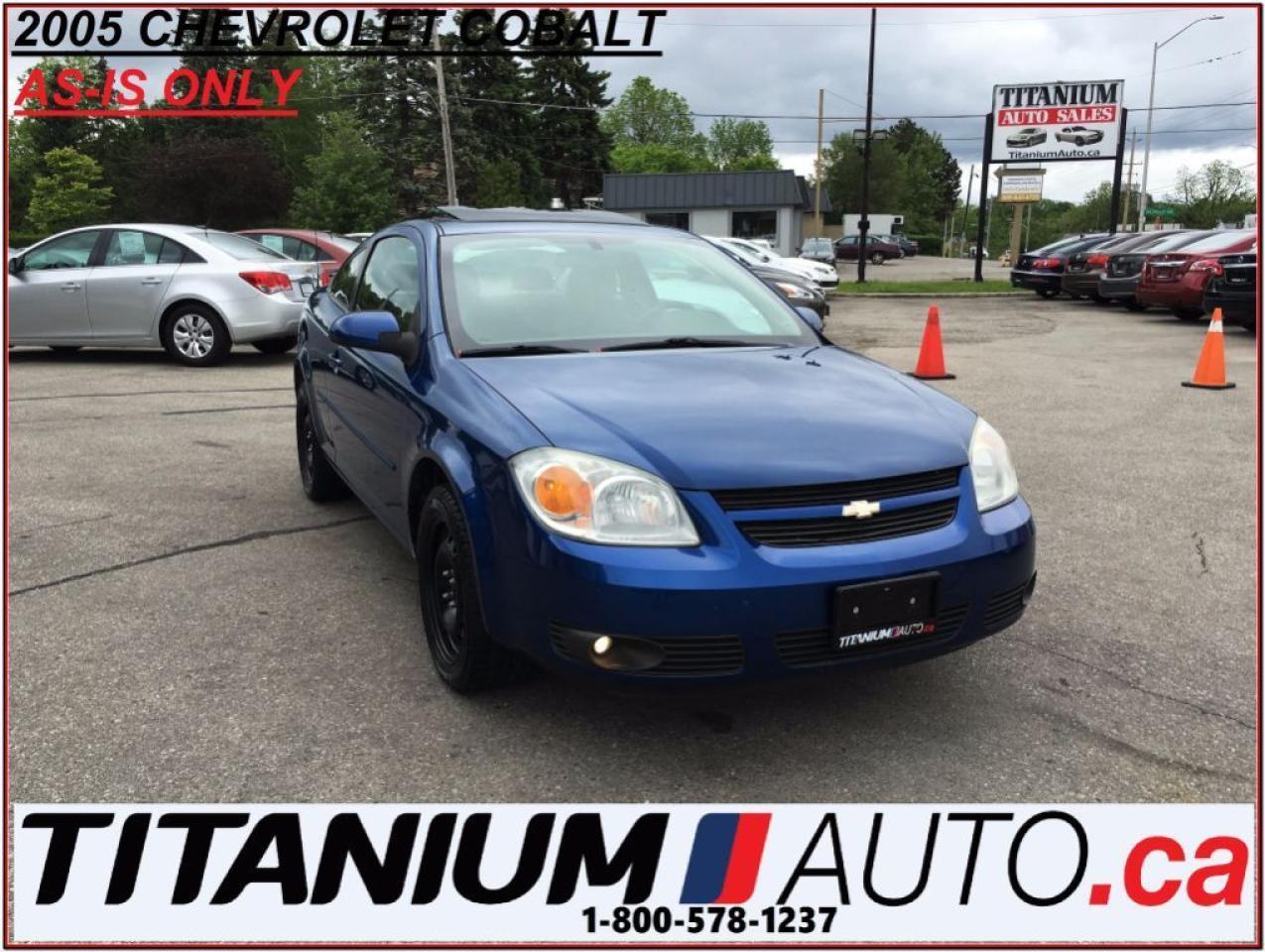 Used 2005 Chevrolet Cobalt Sunroof+Pioneer Sound System+Power Group+Fog Light for sale in Parksville, BC