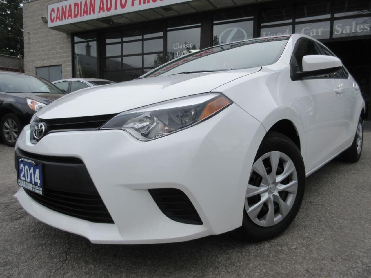 <p>AUTOMATIC, WHITE OVER GREY INT, LE 5-PASSENGERS, XM REAL-TIME TRAFFIC CAPABILITY, AUDIO SYSTEM, PREMIUM SURFACES, AUTOMATIC HIGH BEAM FEATURE, ONE OWNER, ORIGINALLY FROM TOYOTA CANADA, KEYLESS ENTRY, USB, HEATED , PW, PM, PDL, A/C , AM, FM, STEREO, CD PLAYER, CRUISE CONTROL - TRACTION CONTROL - ABS, All Power Options, WALK IN WITH CONFIDENCE AND DRIVE AWAY SATISFIED* OPEN FINANCE Available from as low As-FROM 4.9% OAC $0 Down .MONTHLY PAYMENT & TERMS, MAY VARY & ARE BASED. O.A.C..... DIRECT FROM TOYOTA CANADA LEASE, SUPER CLEAN AND IN IMMACULATE CONDITION, CANADIAN CAR..NO PAYMENT FOR 6 MONTHS...OAC, ALL PRICES ARE PLUS HST TAX AND LICENSING . Advertised Unfit Vehicle is not certified and not e-tested. Certification and e-testing available for $499.00!! PLEASE SEE DEALER FOR MORE DETAILS. PLS VISIT OUR WEBSITE @ WWW.CANADIANAUTOPRICE.CA///////// FOR MORE INVENTORY. CANADIAN AUTO PRICE 820 Markham Rd. Scarborough, ON M1H2Y2 Sales: 416-297-9797/ 1 (888) 745-9769 More About CANADIAN AUTO PRICE :We Offer Retail Pre-Owned Financing 100% Approved Wholesale Warranty Trade-Ins. Hours : Monday: 9am to 9pm Tuesday: 9am to 9pm Wednesday: 9am to 9pm Thursday: 9am to 9pm Friday: 9am to 9pm Saturday: 9am to 8pm Sunday: 12pm to 6pm</p>