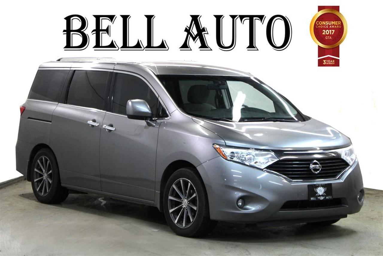 Looking for a used car at an affordable price? Heres a great deal on a 2012 Nissan Quest! A comfortable ride with room to spare! This vehicle has achieved Certified Pre-Owned status, by passing Nissans comprehensive certification process, including a comprehensive 156 point inspection! This model accommodates 7 passengers comfortably, and provides features such as: a tachometer, a roof rack, and air conditioning. It features a front-wheel-drive platform, an automatic transmission, and a 3.5 liter 6 cylinder engine. We have a skilled and knowledgeable sales staff with many years of experience satisfying our customers needs. Wed be happy to answer any questions that you may have. Call now to schedule a test drive. All vehicles can be Safety Standards Certificate for an additional $399, if no Safety Standards Certificate then as per OMVIC Regulations the vehicle is deemed to be not drivable, no Safety Standards Certificate