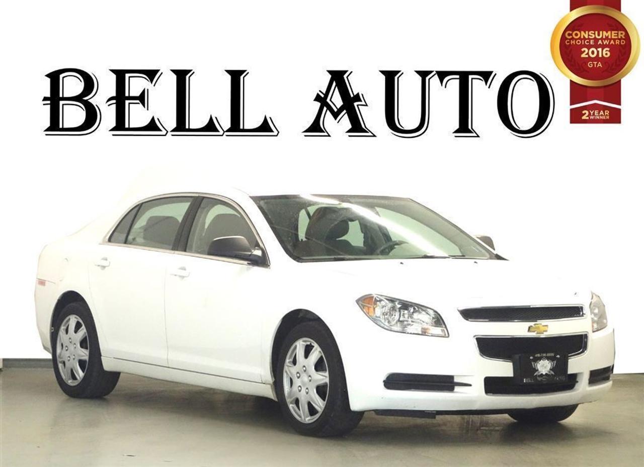 **ACCIDENT FREE VEHICLE ** WANT A CAR THAT`S FUEL EFFICIENT AND AND LOOKS GREAT&eacute; WELL THIS CHEVROLET MALIBU IS THE VEHICLE FOR YOU! SLEEK DESIGN AND OUTSTANDING PERFORMANCE IS WHAT MAKES THIS VEHICLE A TRUE CHEVROLET!   SOME OF THE GREAT FEATURES ARE:   DIGITAL DISPLAY   KEY-LESS ENTRY   TELESCOPING STEERING WHEEL   AND SO MUCH MORE!   IF YOU WOULD LIKE MORE INFORMATION ON THIS VEHICLE FEEL FREE TO CALL 1- 877- 854- 4872 OR COME TO BELL AUTO TODAY TO VIEW THE CAR!   THE CONDITION:This car has been kept in great condition and is damage free. The body is very well maintained and does not have a spot of rust on it. The seats are clean and have no rips or stains on them as well as the interior carpets and headliner have no lingering odor. This car is in great standing and will have you smiling every time you drive it.   WE FINANCE ANY CREDIT! ~ ACCEPT VEHICLE TRADE-INS! ~ COME TODAY FOR YOU NEW VEHICLE!   You will have a pleasant shopping experience that is fun, informative, and never high pressured. Stop by our dealership or give us a call for more information. All vehicles can be Safety Standards Certificate for an additional $399, if no Safety Standards Certificate then as per OMVIC Regulations the vehicle is deemed to be not drivable, no Safety Standards Certificate .   At Bell Auto our number one goal is to provided excellent customer service to all of our customers. We offer the lowest vehicle prices in the market in addition to best financial banks available to provide you with the lowest and most affordable interest rates & monthly payments. In addition we have two certified mechanical and a mechanical shop, detailing and service department in the back of our dealership. Our customer relationship means the most to our company as we have been in business for 16 plus years, with a selection of inventory of over 200 vehicles. Come today to our spacious family environment showroom, our staff is delighted to meet all of you.   Bell Auto is a OMVIC Dealership that has a A+ Rating on the Better Business Bureau, 2 Year winners of the Consumer Choice Awards for the Best Dealership In the G.T.A. and Surrounding Areas, The Readers Choice Award Winners for Detailing, Over All Dealership, Import Dealership and Used Car Dealership.
