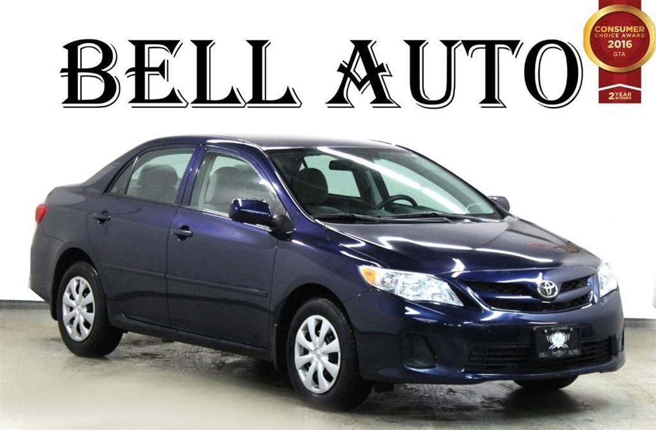 THIS TOYOTA COROLLA IS WELL MAINTAINED AND A GREAT PRICE. YOU WILL NOT BE DISAPOINTED IN THIS BEAUTIFUL CAR.   SOME OF THE MANY FEATURES WOULD INCLUDE:   BLUETOOTH   HEATED MIRRORS   AND MUCH MORE!!!  VEHICLE CONDITIONING: This car has been kept in great condition and does not contain any smell or odor inside of it. You do not want to miss out on this vehicle before it is too late! We advice you to come to our showroom to view the vehicle, take it on a test drive or you can feel free to call us to book an appointment to view the vehicle. We enjoy making all of our customer satisfied and proving them with the most excellent customer service available.   WE FINANCE ANY CREDIT! ~ ACCEPT VEHICLE TRADE-INS! ~ COME TODAY FOR YOU NEW VEHICLE!   You will have a pleasant shopping experience that is fun, informative, and never high pressured. Stop by our dealership or give us a call for more information. All vehicles can be Safety Standards Certificate for an additional $399, if no Safety Standards Certificate then as per OMVIC Regulations the vehicle is deemed to be not drivable, no Safety Standards Certificate.  At Bell Auto our number one goal is to provided excellent customer service to all of our customers. We offer the lowest vehicle prices in the market in addition to best financial banks available to provide you with the lowest and most affordable interest rates & monthly payments. In addition we have two certified mechanical and a mechanical shop, detailing and service department in the back of our dealership. Our customer relationship means the most to our company as we have been in business for 16 plus years, with a selection of inventory of over 200 vehicles. Come today to our spacious family environment showroom, our staff is delighted to meet all of you.   Bell Auto is a OMVIC Dealership that has a A+ Rating on the Better Business Bureau, 2 Year winners of the Consumer Choice Awards for the Best Dealership In the G.T.A. and Surrounding Areas, The Readers Choice Award Winners for Detailing, Over All Dealership, Import Dealership and Used Car Dealership.