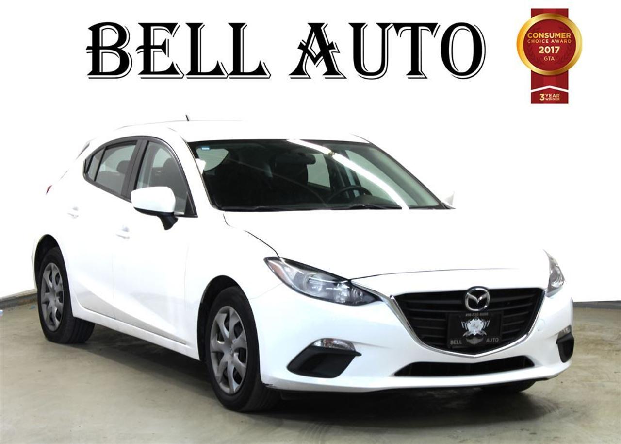 Come test drive this 2014 Mazda Mazda3 Sport! This vehicle is a triumph, continuing to deliver top-notch execution in its segment! Mazda prioritized practicality, efficiency, and style by including: tilt and telescoping steering wheel, power door mirrors, and a split folding rear seat. It features a standard transmission, front-wheel drive, and a 2 liter 4 cylinder engine. We pride ourselves on providing excellent customer service. Stop by our dealership or give us a call for more information. All vehicles can be Safety Standards Certificate for an additional $399, if no Safety Standards Certificate then as per OMVIC Regulations the vehicle is deemed to be not drivable, no Safety Standards CertificateAll vehicles can be Safety Standards Certificate for an additional $399, if no Safety Standards Certificate then as per OMVIC Regulations the vehicle is deemed to be not drivable, no Safety Standards Certificate