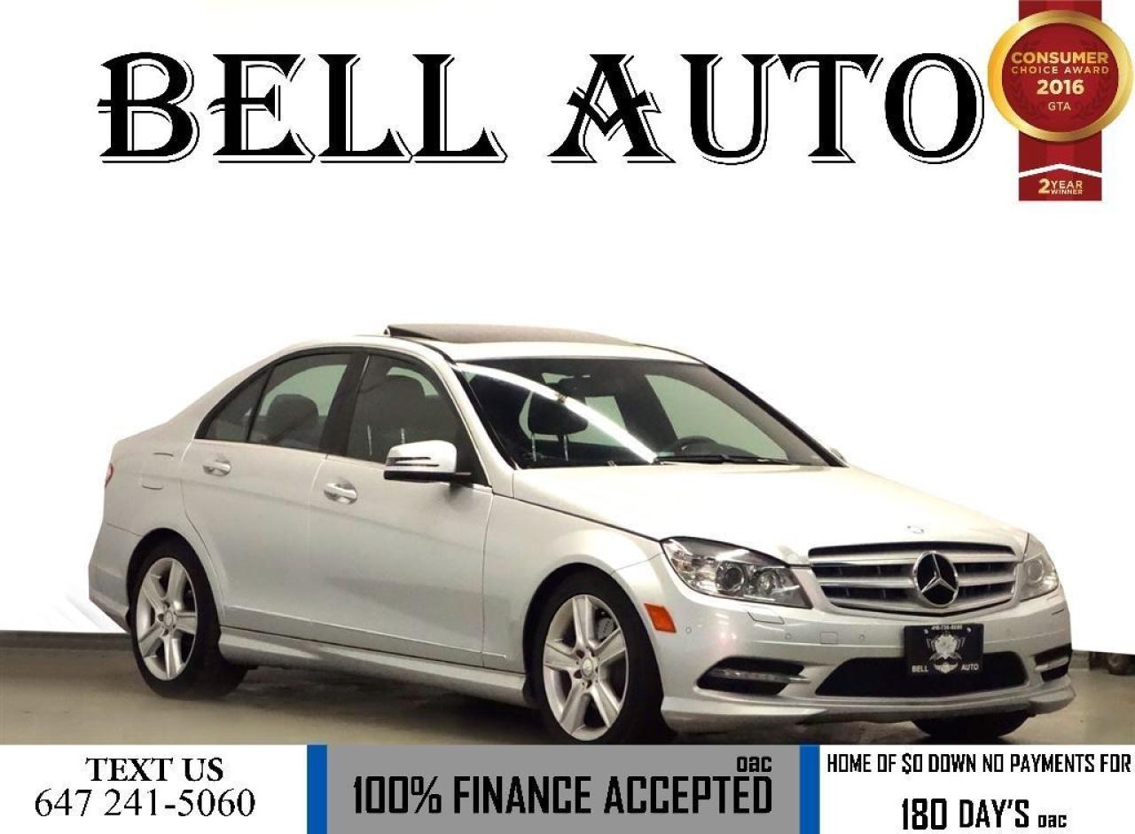 Used 2011 Mercedes-Benz C-Class C300 NAVIGATION LEATHER SUNROOF FACTORY REMOTE STR for sale in Toronto, ON