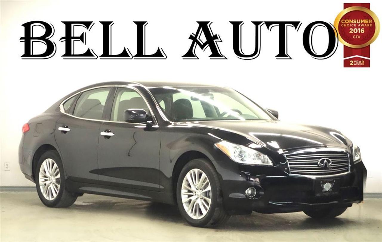 Familiarize yourself with the 2012 Infiniti M37x! It just arrived on our lot this past week! This vehicle has achieved Certified Pre-Owned status, by passing Infinitis comprehensive certification process. This 4 door, 5 passenger sedan just recently passed the 60,000 kilometer mark!     Infiniti infused the interior with top shelf amenities, such as: an automatic dimming rear-view mirror, power moon roof, and air conditioning. It features an automatic transmission, all-wheel drive, and a refined 6 cylinder engine.     Our aim is to provide our customers with the best prices and service at all times. Please dont hesitate to give us a call. All vehicles can be Certified & E-Tested for an additional $399, if not Certified & E-Test then as per OMVIC Regulations the vehicle is deemed to be not drivable, not e-tested.