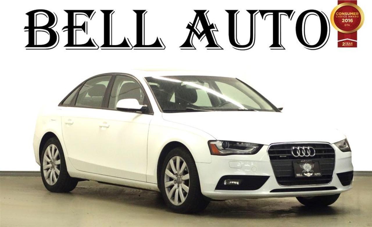 Used 2013 Audi A4 2.0T Premium (Tiptronic) ALL WHEEL DRIVE  LEATHER for sale in Toronto, ON