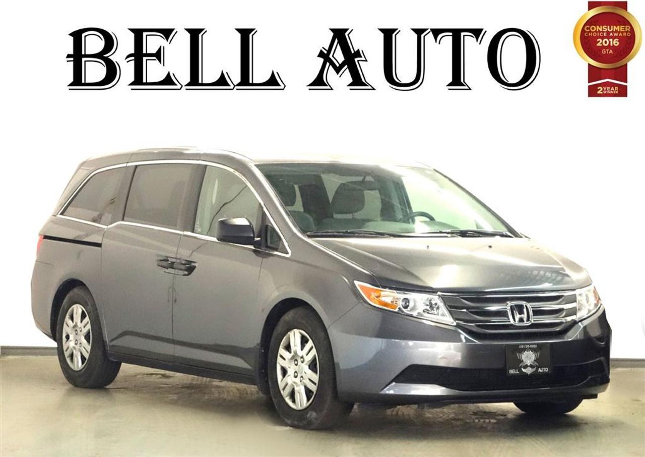 Come test drive this 2011 Honda Odyssey! It just arrived on our lot, and surely wont be here long! This vehicle has achieved Certified Pre-Owned status, by passing Hondas comprehensive certification process, including an exhaustive 150-point inspection! This 7 passenger van still has fewer than 140,000 kilometers!     Top features include remote keyless entry, telescoping steering wheel, power windows, and a split folding rear seat. It features a front-wheel-drive platform, an automatic transmission, and a 3.5 liter 6 cylinder engine.     Wed also be happy to help you arrange financing for your vehicle. Stop by our dealership or give us a call for more information. All vehicles can be Certified & E-Tested for an additional $399, if not Certified & E-Test then as per OMVIC Regulations the vehicle is deemed to be not drivable, not e-tested.