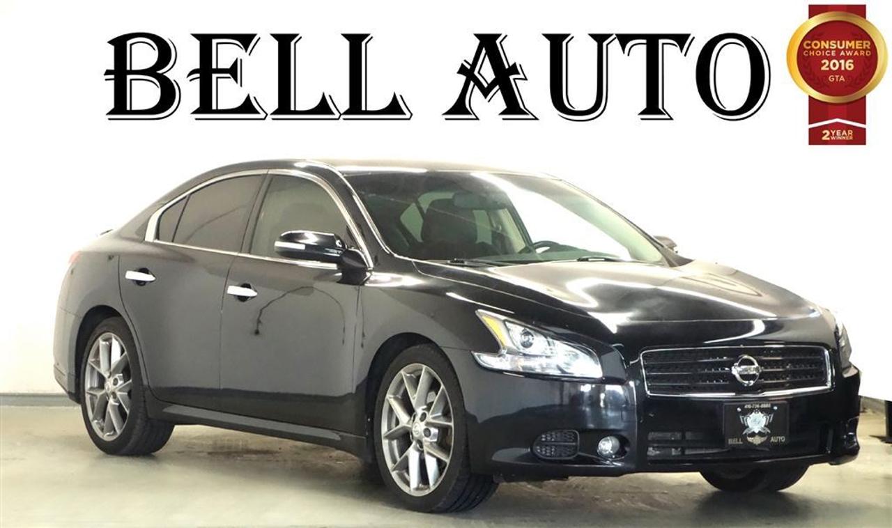 Outstanding design defines the 2011 Nissan Maxima! A safe vehicle to haul your most precious cargo! This vehicle has achieved Certified Pre-Owned status, by passing Nissans comprehensive certification process, including a comprehensive 156 point inspection!     Nissan infused the interior with top shelf amenities, such as: leather upholstery, front fog lights, and air conditioning. It features a front-wheel-drive platform, an automatic transmission, and a 3.5 liter 6 cylinder engine.     We pride ourselves on providing excellent customer service. Stop by our dealership or give us a call for more information. All vehicles can be Certified & E-Tested for an additional $399, if not Certified & E-Test then as per OMVIC Regulations the vehicle is deemed to be not drivable, not e-tested.
