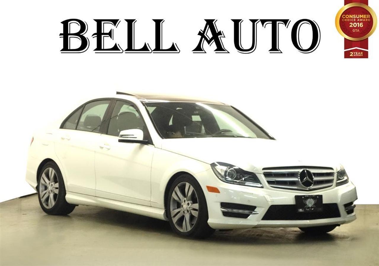 Come test drive this 2012 Mercedes-Benz C-Class! A premium luxury car seating as many as 5 occupants with ease! Mercedes-Benz infused the interior with top shelf amenities, such as: a tachometer, heated door mirrors, and fully automatic headlights. Under the hood youll find a 6 cylinder engine with more than 200 horsepower, and for added security, dynamic Stability Control supplements the drivetrain.     Our knowledgeable sales staff is available to answer any questions that you might have. Theyll work with you to find the right vehicle at a price you can afford. Call now to schedule a test drive. All vehicles can be Certified & E-Tested for an additional $399, if not Certified & E-Test then as per OMVIC Regulations the vehicle is deemed to be not drivable, not e-tested.