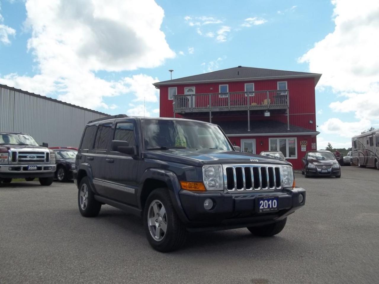 Ontario regulations require the previous disclaimer to be stated for any ?as is? sale.

This Jeep is a great clean vehicle, runs and drives well. The Blue colour suits it perfectly making it a great looking Jeep. Come down to LA Motors and check it out!