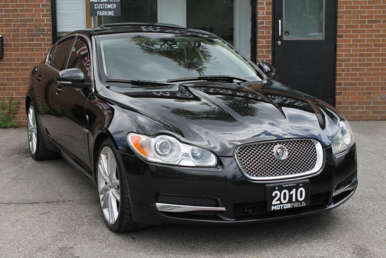 STUNNING JAGUAR XF PORTFOLIO EDITION! NO ACCIDENTS! ONLY 134,000 KM LOCAL ONTARIO VEHICLE! BLACK ON CINNAMON LEATHER! TOP OF THE LINE MODEL WITH NAVIGATION, REAR VIEW CAM, KEYLESS ENTRY, BLINDSPOT ASSIST, REAR SUNSHADE, SUEDE HEADLINER, SUNROOF, BOWER & WILKINS AUDIO, PLUS MORE! THIS VEHICLE IS CARPROOF VERIFIED - CLEAN TITLE - NO ACCIDENTS! COMES CERTIFIED, E-TESTED, AND ALSO COMES WITH A COMPLIMENTARY 24 MONTH POWERTRAIN WARRANTY INCLUDED IN THE PRICE! FINANCING AVAILABLE - OAC! *NO HIDDEN FEES* YOU JUST PAY PRICE PLUS TAX! 

ALSO AVAILABLE: 2010 Jaguar XF Portfolio 151KM - $18,795!

UCDA Member - Buy With Confidence! 

Our Price Includes: 

1.Ontario Safety Standard Certificate. 
2.Vehicle Emission Test. 
3.Administration Fee. 
4.CARPROOF Vehicle History Report. . 
5.*24 Month Powertrain - Engine, Transmission - Warranty.* 

Taxes and licensing are not included in the price. 

We accept all types of credit cards. 

We are open 7 days a week! 

Motorfield 
475 Kennedy Rd 
Toronto, ON M1K 2A9 
Office: 1 (800) 270 3065 
Direct: (416) 270 3012 
Email: sales@motorfield.ca
Web: motorfield.ca