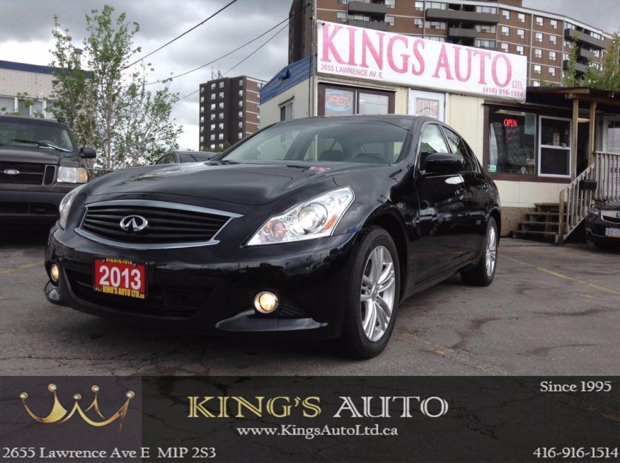 Used 2013 Infiniti G37X AWD, NAVI, BACK-UP CAM, SUNROOF, LEATHER, LOW KM's for sale in Kitchener, ON