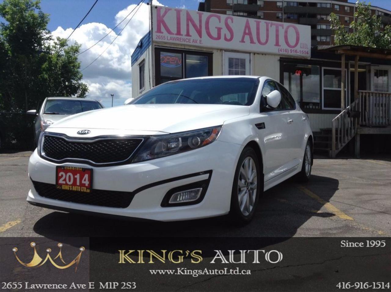 Used 2014 Kia Optima EX, BACK-UP CAM, LEATHER, HEATED SEATS for sale in Kitchener, ON