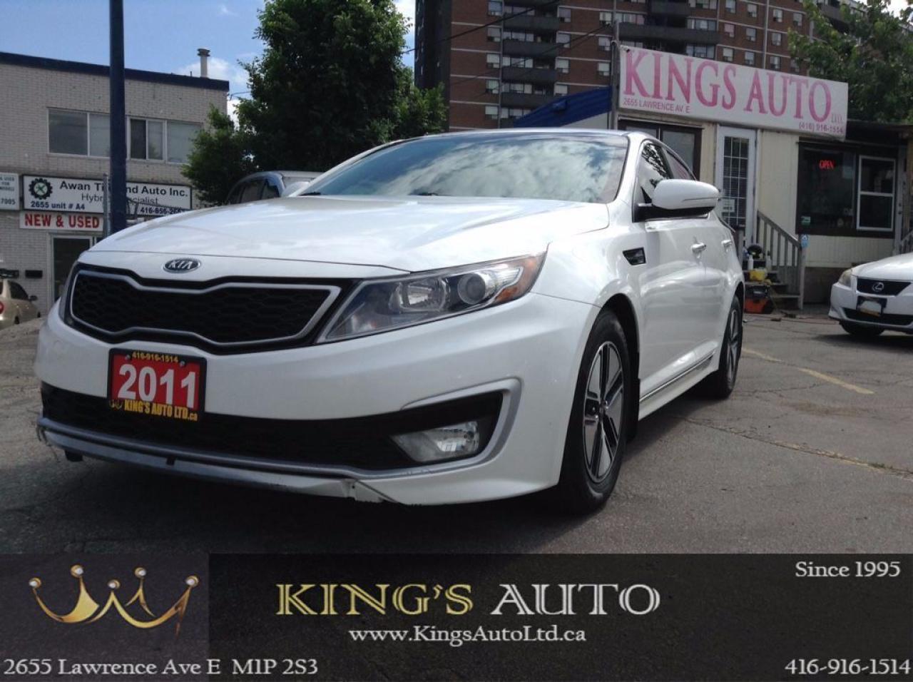 Used 2011 Kia Optima Hybrid, BACK-UP CAM, LEATHER, TRACTION for sale in Kitchener, ON