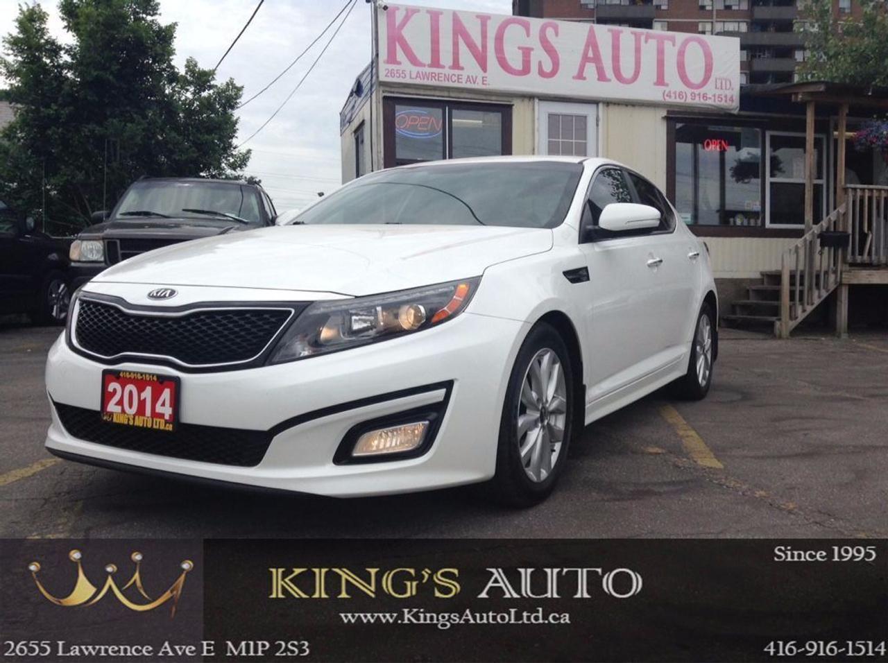 Used 2014 Kia Optima EX, BACK-UP CAM, LEATHER, TRACTION for sale in Kitchener, ON