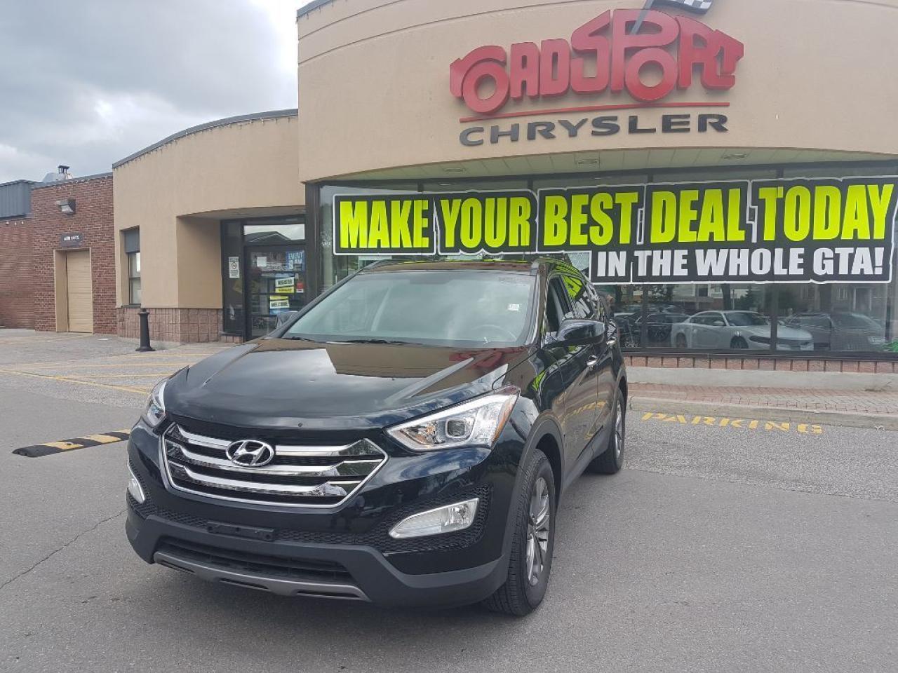 Used 2015 Hyundai Santa Fe Premium HEATED SEATS & WHEEL, CLEAN CARPROOF for sale in Scarborough, ON