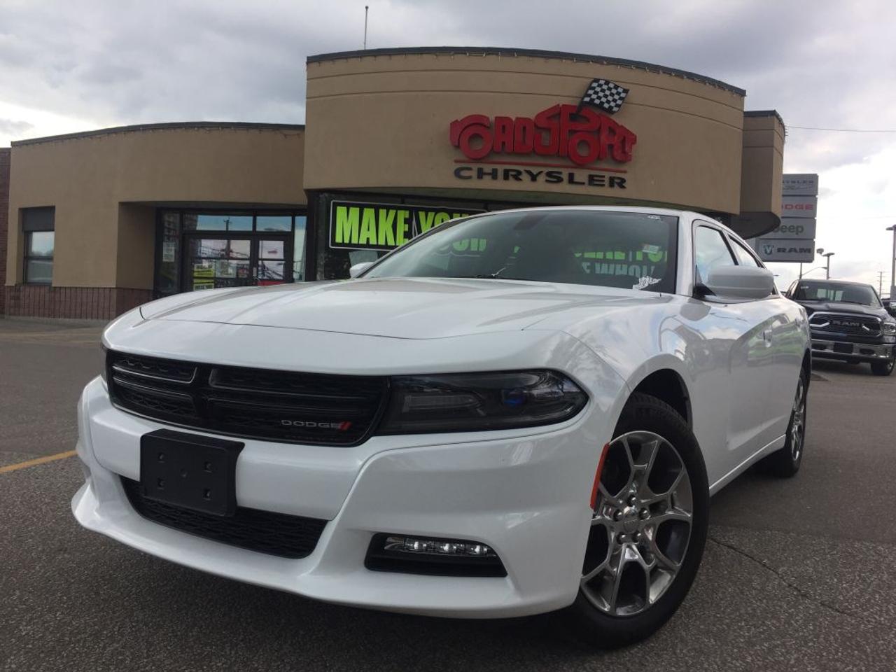 **2016 DODGE CHARGER SXT AWD... 3.6L V6 ENGINE, 8 SPEED AUTOMATIC TRANSMISSSION. 8.4 TOUCH SCREEN RADIO, HEATED FRONT SEATS, BLUETOOTH, POWER SUNROOF, REMOTE START, SAT RADIO EQUIPPED 19 INCH ALUMINUM WHEELS, PUSH BUTTON START, KEYLESS GO, AND MUCH MORE, CLEAN CARPROOF, FORMER DAILY RENTAL. VEHICLE LOCATED AT ROADSPORT CHRYSLER 2851 EGLINTON AVE EAST.