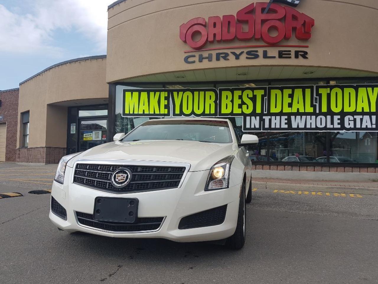 Used 2013 Cadillac ATS AWD LEATHER ROOF BLACK WHEELS for sale in Scarborough, ON