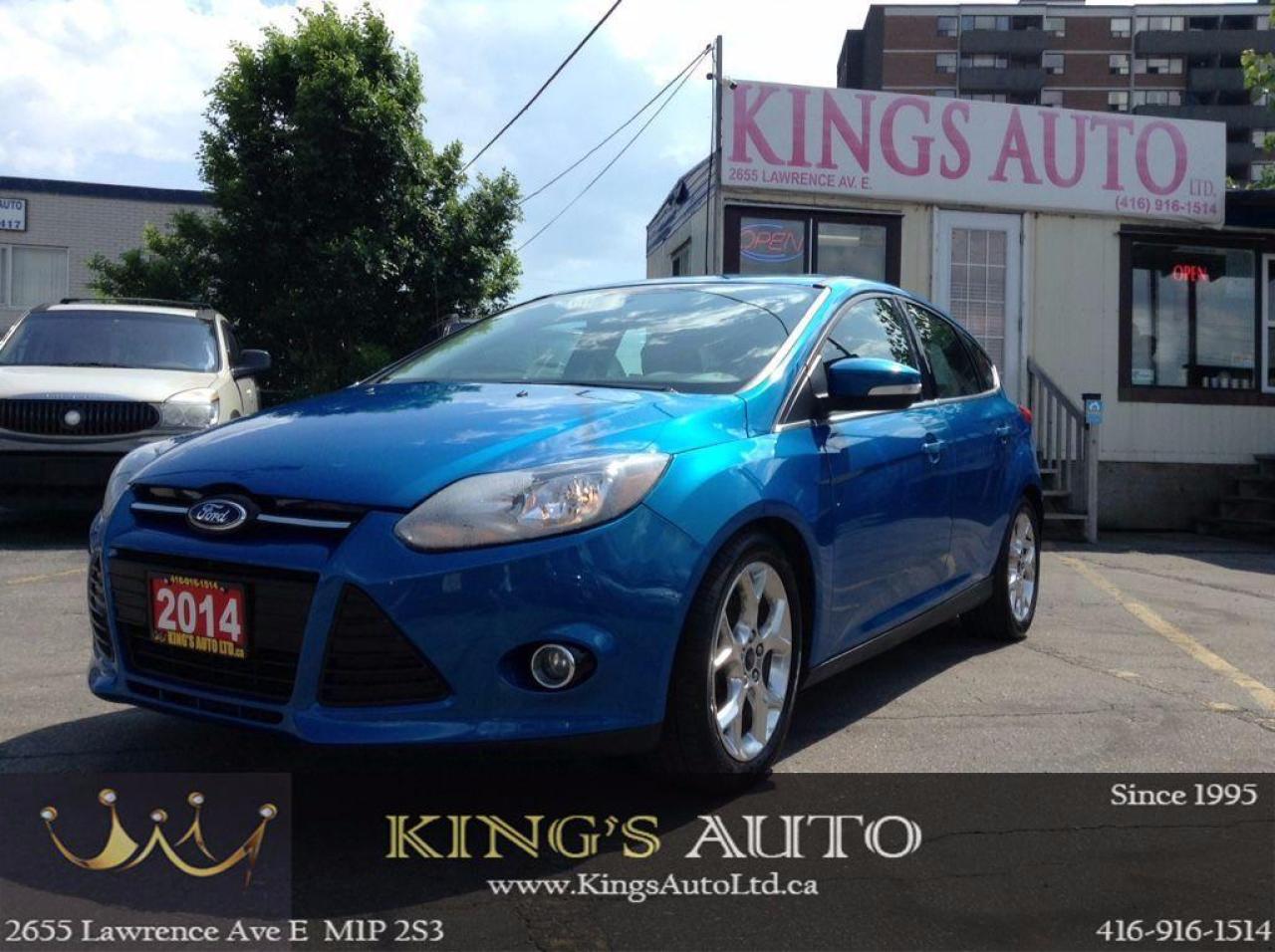Used 2014 Ford Focus TITANIUM, FLEX, NAVI, BACK-UP CAM, SUNROOF for sale in Scarborough, ON
