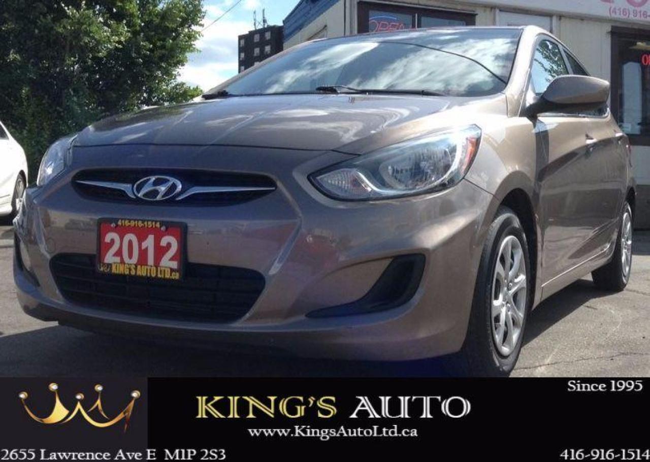 Used 2012 Hyundai Accent GLS, TRACTION CONTROL, ECO MODE, TIPTRONIC TRANY for sale in Scarborough, ON