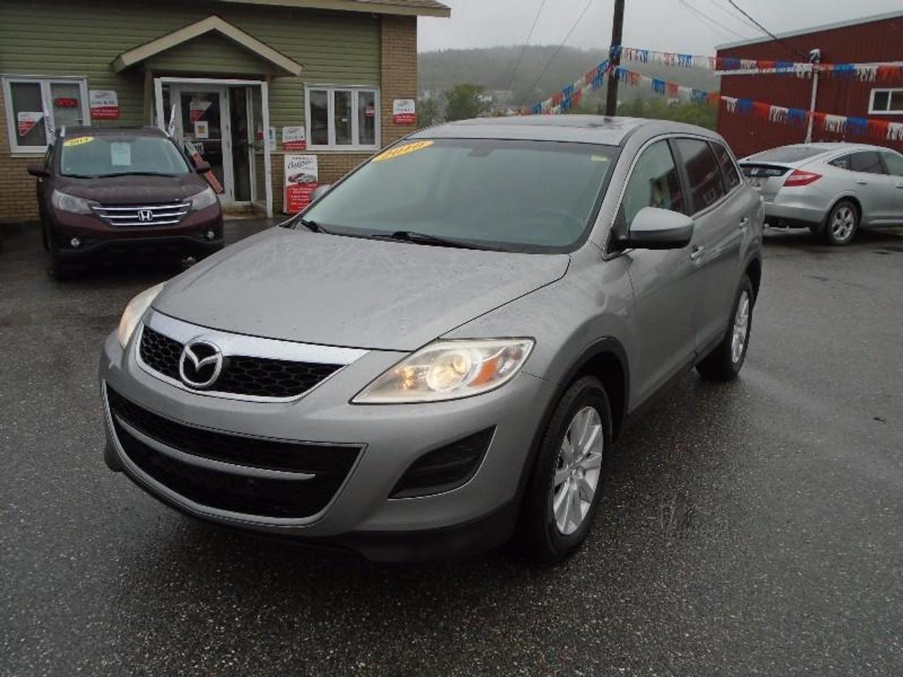 LOCATED AT
<a href=http://http://www.fairwayhonda.com rel=external>Fairway Honda</a>
30 Confederation Drive
Corner Brook  A2H-6T2
(709) 634-8881
1 (877) 373-5681

LOTS OF ROOM AND COMFORT FOR THE WHOLE FAMILY IN THIS 2010 MAZDA CX-9 AWD WITH 7 PASSENGER SEATING AND LUXURIOUS HEATED LEATHER. COMES WITH THE POWERFUL AND SMOOTH 3.7 LITRE V6 ENGINE, DUAL EXHAUST, POWER GROUP, ALLOY WHEELS, POWER SUNROOF, CRUISE CONTROL, AIR CONDITIONING, REAR HEAT & AIR AND SO MUCH MORE. THIS UNIT IS FULLY DEALER INSPECTED AND IS IN GREAT CONDITION.

Warranty is Available.