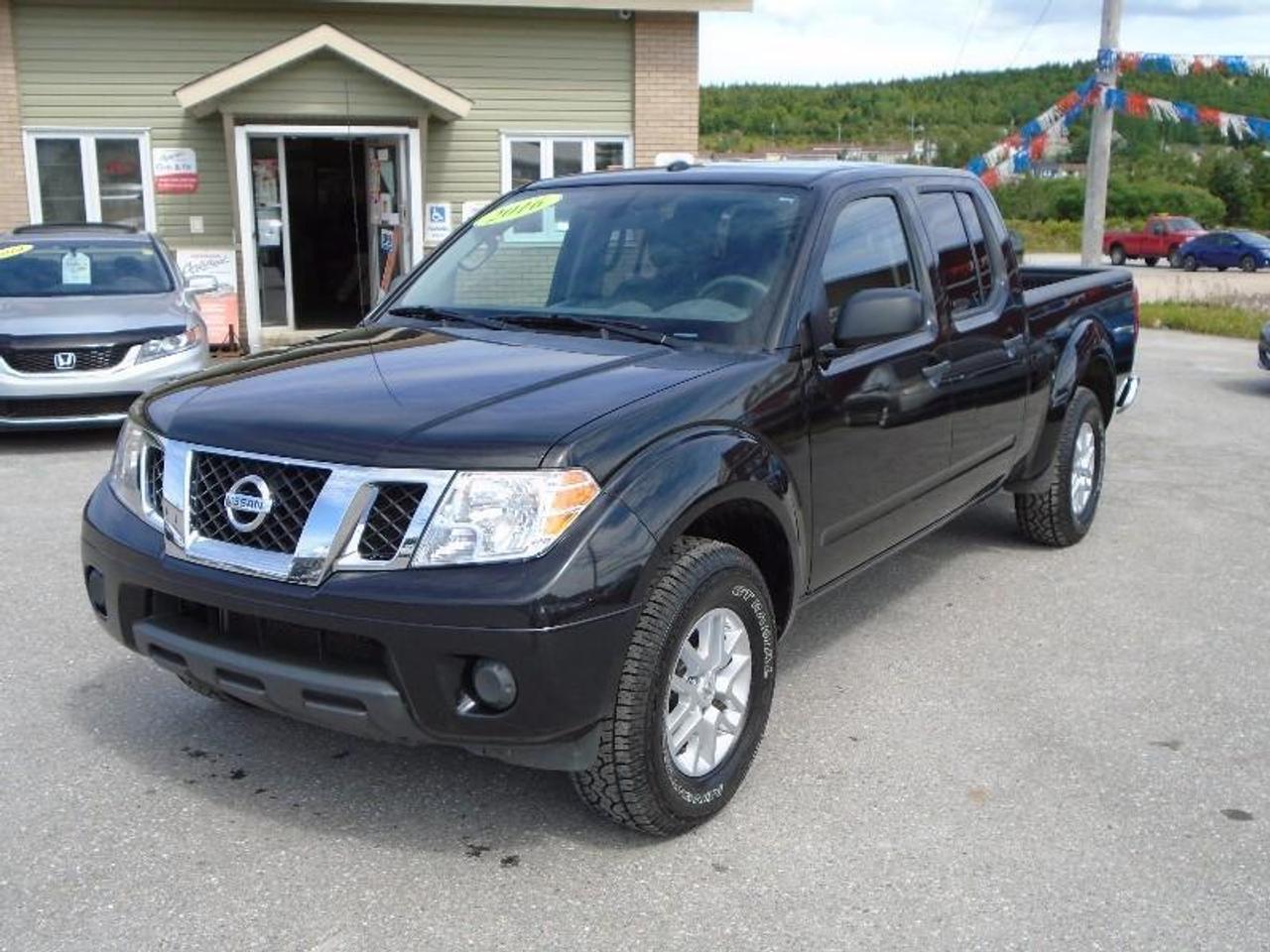 <p>LOCATED AT <a href=http://http//www.fairwayhonda.com rel=external>Fairway Honda</a> 30 Confederation Drive Corner Brook A2H-6T2 (709) 634-8881 1 (877) 373-5681 DONT BUY NEW UNTIL YOU LOOK AT THIS TRUCK!! 2017 NISSAN FRONTIER CREW CAB 4X4 WITH JUST 18,829 KMS!!! STILL HAS LOTS OF NISSAN FACTORY WARRANTY REMAINING....LOADED WITH FEATURES SUCH AS ALLOY WHEELS, BLUE TOOTH, CRUISE CONTROL, AIR CONDIONING, POWER WINDOWS, LOCKS & MIRRORS, CD AUDIO SYSTEM PLUS MUCH MORE. HURRY IN TODAY FOR A VIEWING - HAD A 2016 BUT SOLD IT WITHIN A FEW DAYS SO THIS ONE IS SURE TO SELL QUICKLY. Remainder of Factory Warranty.</p>