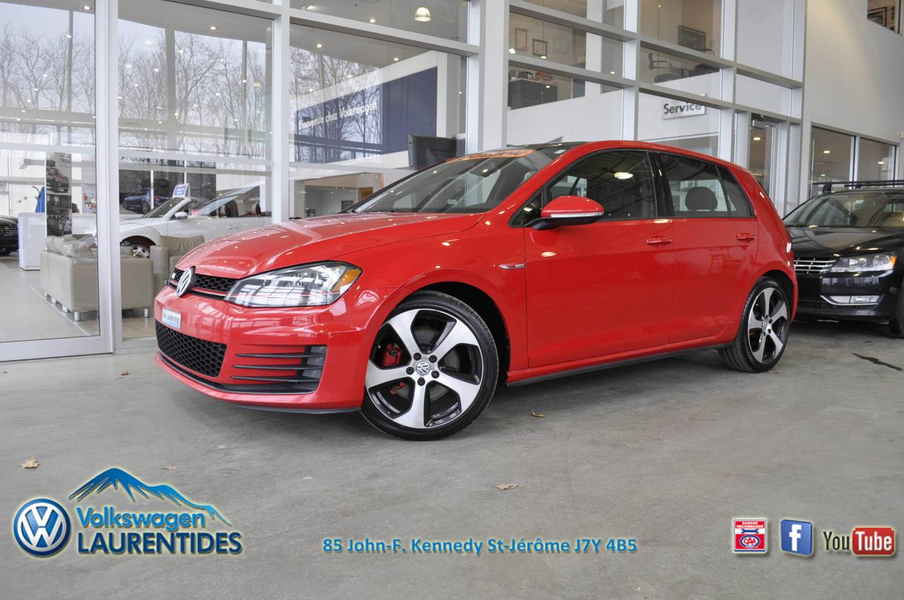Used 2015 Volkswagen Golf GTI AUTOBAHN*TOIT*BLUETOOTH*0.9% for sale in St-Jérôme, QC