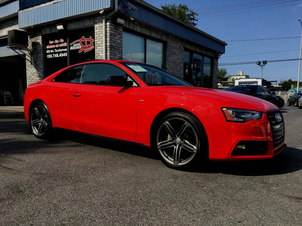 <a href=https://www.autoaubaine.com/Audi-A5-c6897724.html>https://www.autoaubaine.com/Audi-A5-c6897724.html</a>

RARE MAGNIFIQUE 2013 AUDI A5 S-LINE COMPETITION QUATTRO MANUEL 6 VITESSES, UN SEUL PROPRIÉTAIRE ANTÉRIEUR, RETOUR DE LOCATION DE CHEZ AUDI CANADA,  JAMAIS ACCIDENTÉ , RAPPORT CARPROOF EN MAIN, SEULEMENT 44200KM, SYSTEME DE NAVIGATION CAMERA DE RECUL, TOIT VITRÉ PANORAMIQUE OUVRANT, JANTES ALUMINIUM 19, REGULATEUR DE VITESSES TECHNOLOGIE BLUETOOTH, SIEGES ELECTRIQUES ET CHAUFFANTS, VITRES TEINTEES,   ET PLUS.... A VOIR!!!! GARANTIE ET INSPECTION INCLUSES, POSSIBILITE DAJOUTER UNE GARANTIE PROLONGEE DE 5 ANS OU 200000KM,  FINANCEMENT BANCAIRE MAISON 1E 2E 3E CHANCE DE CREDIT DISPONIBLE, AUCUN CAS DE CREDIT REFUSE,  www.autoeleganceselect.ca ou www.autoeleganceselect.com , 
autoeleganceselect@hotmail.com , bureau 
:(450)748-4949, Sans frais :1-(877)302-1684,  cell :(514)573-7344 , fax 
:(450)748-1213 au 828 Boul Taschereau 
longueuil Québec J4K 5B6