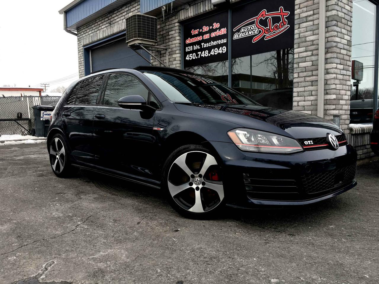 <a href=https://www.autoaubaine.com/Volkswagen-Golf GTI-c6986598.html>https://www.autoaubaine.com/Volkswagen-Golf GTI-c6986598.html</a>

2016 VOLKSWAGEN GOLF  GTI AUTOBAHN GPS 5 DR HB EN SUPERBE CONDITION MECANIQUE ET ESTHETIQUE!!!! 58500KM, CONDITION SALLE DE MONTRE, 1 SEUL PROPRIETAIRE, BLEU/NOIR, CAMERAS 360 DEGRE , TRANSMISSION MANUELLE 6 VITESSES, INTERIEUR CUIR, TOIT OUVRANT, JANTES ALUMINIUM, SIEGES ELECTRIQUES ET CHAUFFANTS, VITRES TEINTEES, SENSOR PARK ASSIST, SYSTEME DE NAVIGATION, CAMERAS DE RECULE, AIR CLIMATISE BI-ZONE ET PLUS...A  VOIR!!!!! BALANCE DE GARANTIE VOLKSWAGEN CANADA ET INSPECTION INCLUSES, POSSIBILITE DAJOUTER UNE GARANTIE PROLONGEE DE 5 ANS OU 200000KM ,FINANCEMENT BANCAIRE MAISON 1E 2E 3E CHANCE DE CREDIT DISPONIBLE, AUCUN CAS DE CREDIT REFUSE,  www.autoeleganceselect.ca ou www.autoeleganceselect.com , 
autoeleganceselect@hotmail.com , bureau 
:(450)748-4949, Sans frais :1-(877)302-1684,  cell :(514)573-7344 , fax 
:(450)748-1213 au 828 Boul Taschereau 
longueuil Québec J4K 5B6