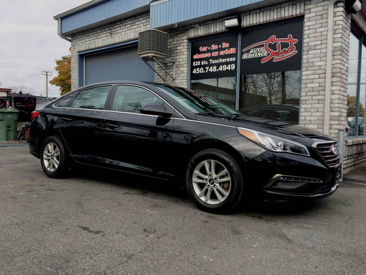 <a href=https://www.autoaubaine.com/Hyundai-Sonata-c6956582.html>https://www.autoaubaine.com/Hyundai-Sonata-c6956582.html</a>

2017 HYUNDAI SONATA GL AVEC LA CAMERAS DE RECULE EN SUPERBE CONDITION MECANIQUE ET ESTHETIQUE!!!!! NOIR/NOIR, JAMAIS ACCIDENTE,49200KM,  TECHNOLOGIE BLUETOOTH, AIR CLIMATISE, GROUPE ELECTRIQUE, JANTES ALUMINIUM, SIEGES ELECTRIQUES ET CHAUFFANTS, TRANSMISSION AUTOMATIQUE, AIR CLIMATISE  ET PLUS...A  VOIR!!!!!BALANCE DE GARANTIE HYUNDAI CANADA ET INSPECTION INCLUSES, POSSIBILITE DAJOUTER UNE GARANTIE PROLONGEE DE 5 ANS OU 200000KM ,FINANCEMENT BANCAIRE MAISON 1E 2E 3E CHANCE DE CREDIT DISPONIBLE, AUCUN CAS DE CREDIT REFUSE,  www.autoeleganceselect.ca ou www.autoeleganceselect.com , 
autoeleganceselect@hotmail.com , bureau 
:(450)748-4949, Sans frais :1-(877)302-1684,  cell :(514)573-7344 , fax 
:(450)748-1213 au 828 Boul Taschereau 
longueuil Québec J4K 5B6