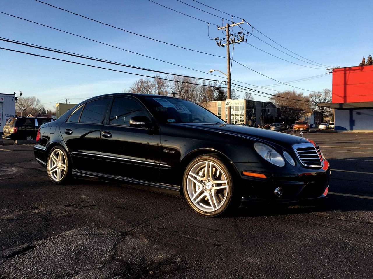 <a href=https://www.autoaubaine.com/Mercedes-Benz-E63 AMG-c6961245.html>https://www.autoaubaine.com/Mercedes-Benz-E63 AMG-c6961245.html</a>

2007 MERCEDES-BENZ E63 AMG GPS EN SUPERBE CONDITION MECANIQUE ET ESTHETIQUE, CONDITION SALLE DE MONTRE, NOIR/NOIR, 164400KM, VITRES TEINTEES, FOG LIGHT, MAGS 18, MOTEUR 6.2 LITRES 8 CYLINDRES, TOIT OUVRANT PANORAMIQUE, INTERIEUR CUIR, SIEGES ELECTRIQUES ET CHAUFFANTS AVEC FONCTION MEMOIRE, TRANSMISSION AUTOMATIQUE, SYSTEME DE NAVIGATION, SENSOR DE STATIONNEMENT ET PLUS.... A VOIR!!!! N.I.V:WDBUF77X37B049301 , GARANTIE ET INSPECTION INCLUSES, POSSIBILITE DAJOUTER UNE GARANTIE PROLONGEE , FINANCEMENT BANCAIRE MAISON 1E 2E 3E CHANCE DE CREDIT DISPONIBLE, AUCUN CAS DE CREDIT REFUSE ,  www.autoeleganceselect.ca ou 
www.autoeleganceselect.com , 
autoeleganceselect@hotmail.com , bureau 
:(450)748-4949, Sans frais :1-(877)302-1684,  cell :(514)573-7344 , fax 
:(450)748-1213 au 828 Boul Taschereau 
longueuil Québec J4K 5B6