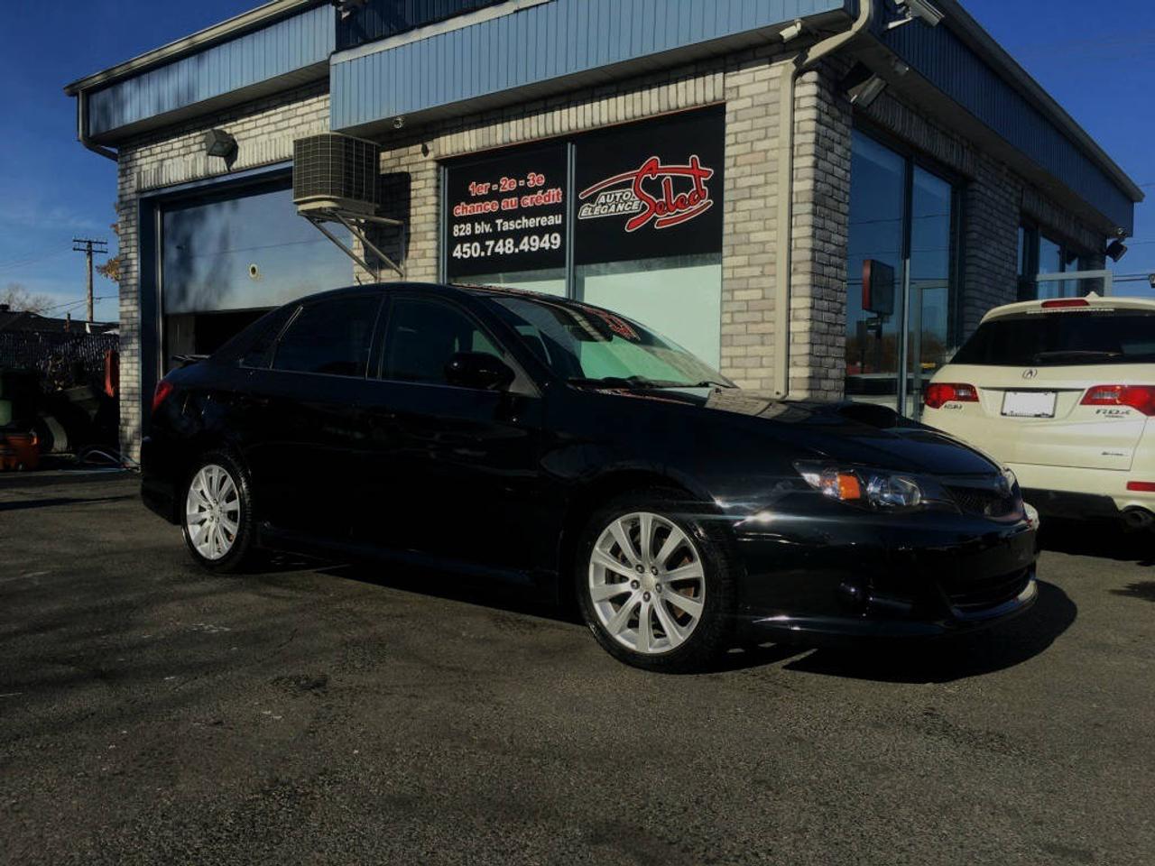 <a href=https://www.autoaubaine.com/Subaru-Impreza WRX-c6709661.html>https://www.autoaubaine.com/Subaru-Impreza WRX-c6709661.html</a>

SUBARU IMPREZA WRX 265 H.P. AWD 2009 EN EXCELLENTE CONDITION!!! MECANIQUE ET CARROSSERIE A1, NOIR/NOIR, AILERON, TRANSMISSION MANUELLE, KIT DE JUPE, MAGS 17 AVEC QUATRES PNEUS HIVER NEUF, RAPPORT CARPROOF EN MAIN, AIR CLIMATISE, GROUPE ELECTRIQUE, SIEGES CHAUFFANTS, FOG LIGHT, 143000KM, TRACTION INTEGRALE, 4 PORTES, 5 PASSAGERS ET PLUS.... A VOIR!!!! N.I.V:JF1GE75659G522820 , POSSIBILITE DAJOUTER UNE GARANTIE PROLONGEE , FINANCEMENT BANCAIRE MAISON 1E 2E 3E CHANCE DE CREDIT DISPONIBLE, AUCUN CAS DE CREDIT REFUSE,  www.autoaubaine.com/Auto-Élégance-Sélect-r123.html ou 
www.autoaubaine.com/Auto-Élégance-Sélect-r123.html , 
autoeleganceselect@hotmail.com , bureau 
:1-866-293-0186, Sans frais :1-(877)302-1684,  cell :(514)573-7344 , fax 
:(450)748-1213 au 828 Boul Taschereau 
longueuil Québec J4K 5B6