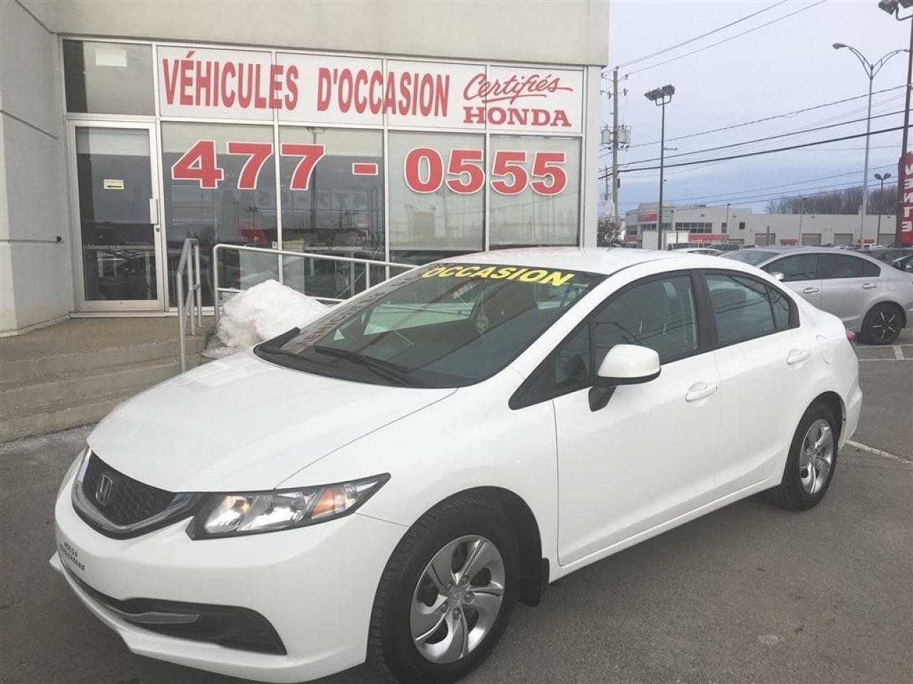 Used 2013 Honda Civic Lx, Bluetooth for sale in Terrebonne, QC