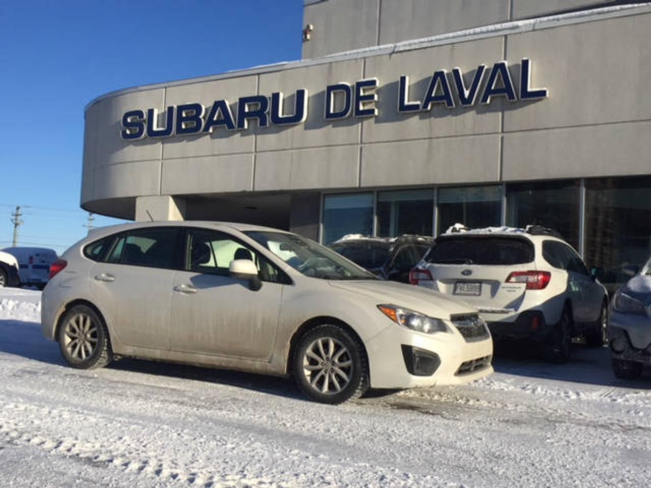 <a href=https://www.subarudelaval.ca/occasion/Subaru-Impreza-2014.html>https://www.subarudelaval.ca/occasion/Subaru-Impreza-2014.html</a>

Sièges avant chauffants, Phares automatiques, Miroirs chauffants électriques, Volant télescopique inclinable avec commandes de régulateur de vitesse intégrées, Bluetooth (mains libres), Vitres électriques, Jantes de 16 pouces et plus encore !!