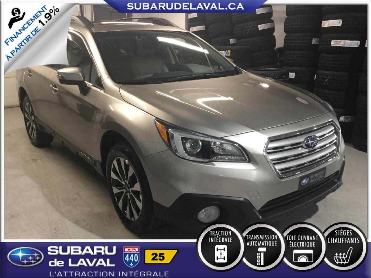 Used 2015 Subaru Outback 3.6R Limited EyeSight Awd **Cuir et Navi for sale in Laval, QC