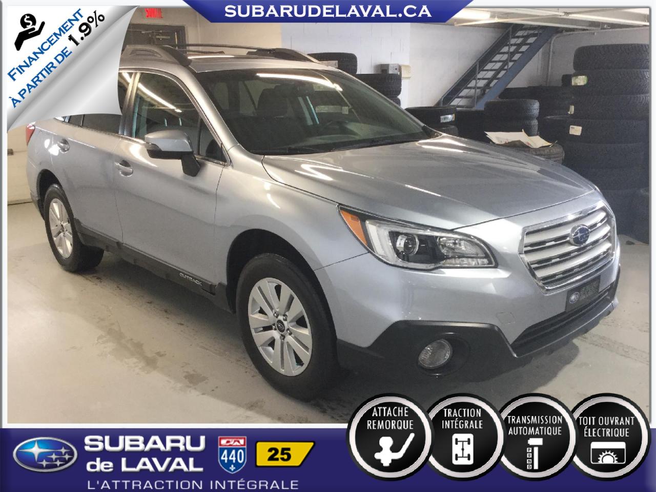 Used 2016 Subaru Outback 2.5i Touring Awd **Toit ouvrant** for sale in Laval, QC