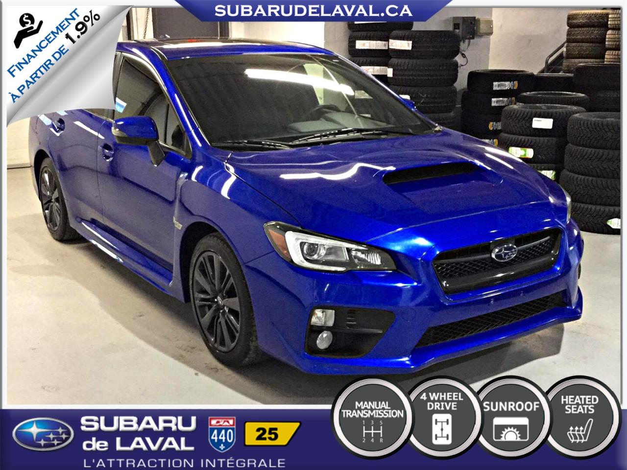 Used 2016 Subaru Impreza WRX Sport Awd **Toit ouvrant** for sale in Laval, QC