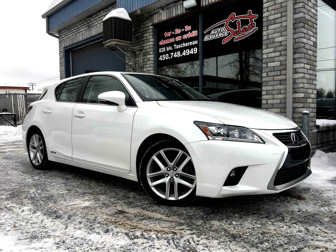 <a href=https://www.autoaubaine.com/Lexus-Ct 200h-c6989681.html>https://www.autoaubaine.com/Lexus-Ct 200h-c6989681.html</a>

2014 LEXUS CT200 HYBRID EN SUPERBE CONDITION MECANIQUE ET ESTHETIQUE!!!! JAMAIS ACCIDENTE, BLANC PERLE/NOIR, TOIT OUVRANT, JANTES ALUMINIUM, AILERON, RAPPORT CARPROOF EN MAIN, INTERIEUR CUIR, SIEGES ELECTRIQUES ET CHAUFFANTS, TECHNOLOGIE BLUETOOTH, TRANSMISSION AUTOMATIQUE, AIR CLIMATISE BI-ZONE  ET PLUS...A VOIR!!!!BALANCE DE GARANTIE LEXUS CANADA ET INSPECTION INCLUSES, POSSIBILITE DAJOUTER UNE GARANTIE PROLONGEE DE 5 ANS OU 200000KM ,FINANCEMENT BANCAIRE MAISON 1E 2E 3E CHANCE DE CREDIT DISPONIBLE, AUCUN CAS DE CREDIT REFUSE,  www.autoeleganceselect.ca ou www.autoeleganceselect.com , 
autoeleganceselect@hotmail.com , bureau 
:(450)748-4949, Sans frais :1-(877)302-1684,  cell :(514)573-7344 , fax 
:(450)748-1213 au 828 Boul Taschereau 
longueuil Québec J4K 5B6