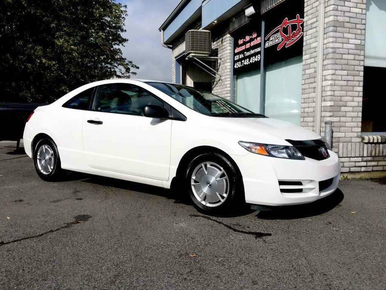 <a href=https://www.autoaubaine.com/Honda-Civic-c6954782.html>https://www.autoaubaine.com/Honda-Civic-c6954782.html</a>

2011 HONDA CIVIC DX-G COUPE EN SUPERBE CONDITION MECANIQUE ET ESTHETIQUE!!! BLANC/GRIS, JAMAIS ACCIDENTE, SEULEMENT 94933KM, TRANSMISSION AUTOMATIQUE, AIR CLIMATISE, CRUISE CONTROLE, GROUPE ELECTRIQUE, JANTES ALUMINIUM, 5 PASSAGERS, TRACTION AVANT  ET PLUS.... A  VOIR!!!!! GARANTIE ET INSPECTION INCLUSES, POSSIBILITE DAJOUTER UNE GARANTIE PROLONGEE DE 5 ANS OU 200000KM , FINANCEMENT BANCAIRE MAISON 1E 2E 3E CHANCE DE CREDIT DISPONIBLE, AUCUN CAS DE CREDIT REFUSE,  www.autoeleganceselect.ca ou  www.autoeleganceselect.com , 
autoeleganceselect@hotmail.com , bureau 
:(450)748-4949, Sans frais :1-(877)302-1684,  cell :(514)573-7344 , fax 
:(450)748-1213 au 828 Boul Taschereau 
longueuil Québec J4K 5B6